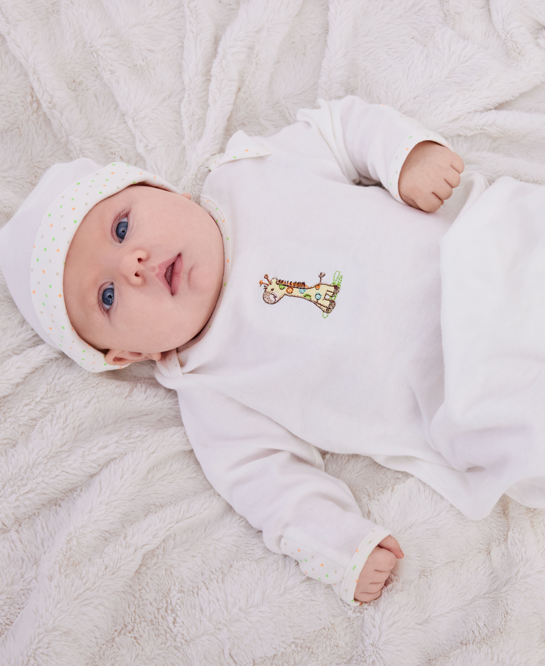 Giraffe Sleeper Gown and Hat - Little Me
