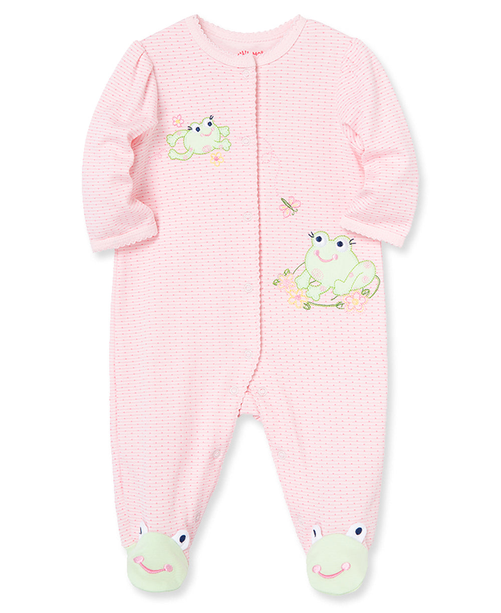 Frog Friends Footed One-Piece - Little Me