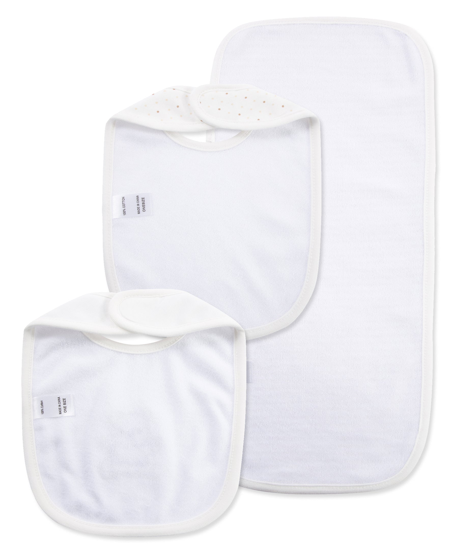 Gentle Bear Bib & Burp Set - Little Me