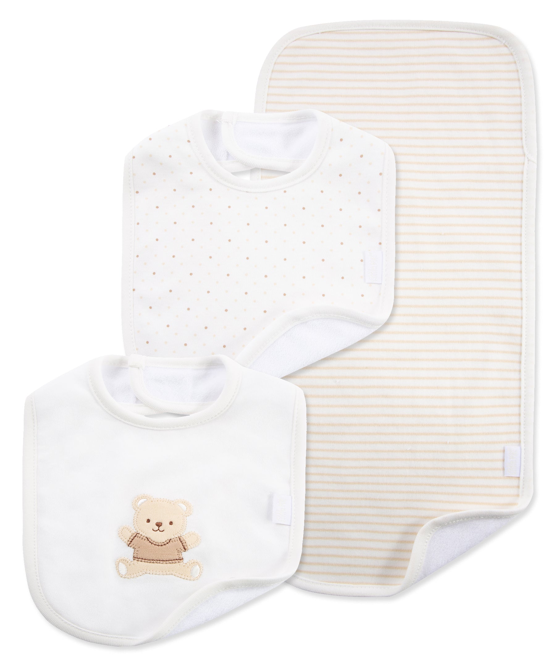 Gentle Bear Bib & Burp Set - Little Me