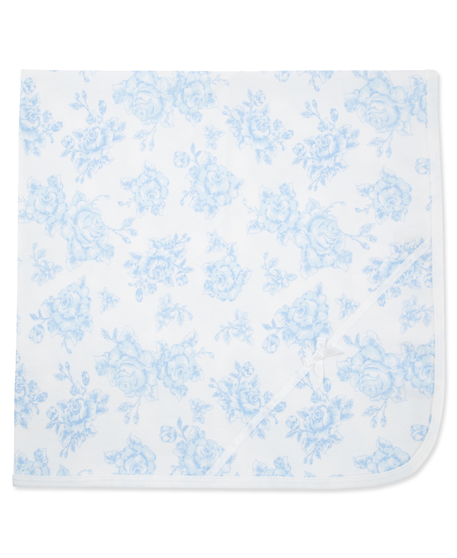 Blue Roses Blanket - Little Me