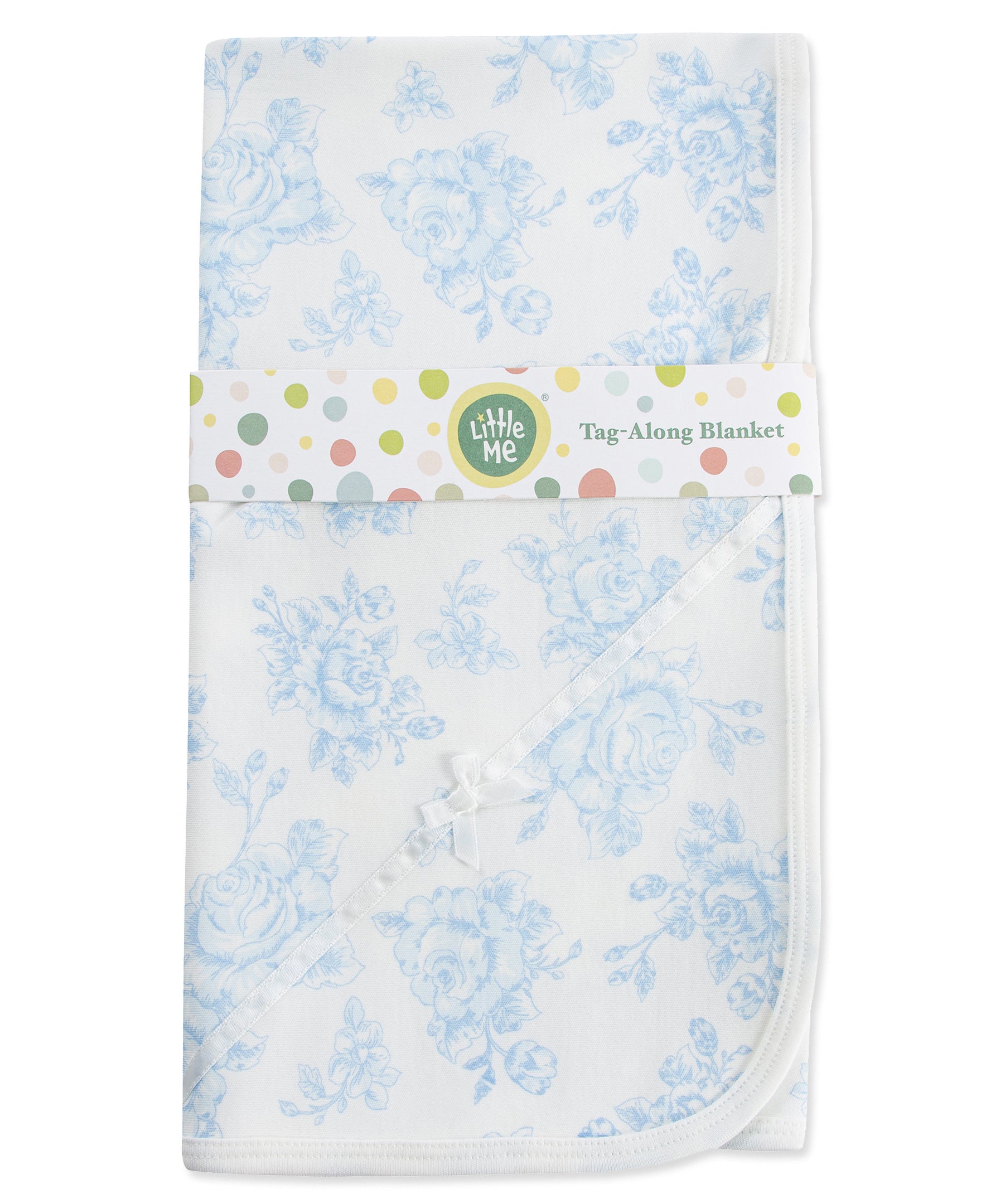 Blue Roses Blanket - Little Me