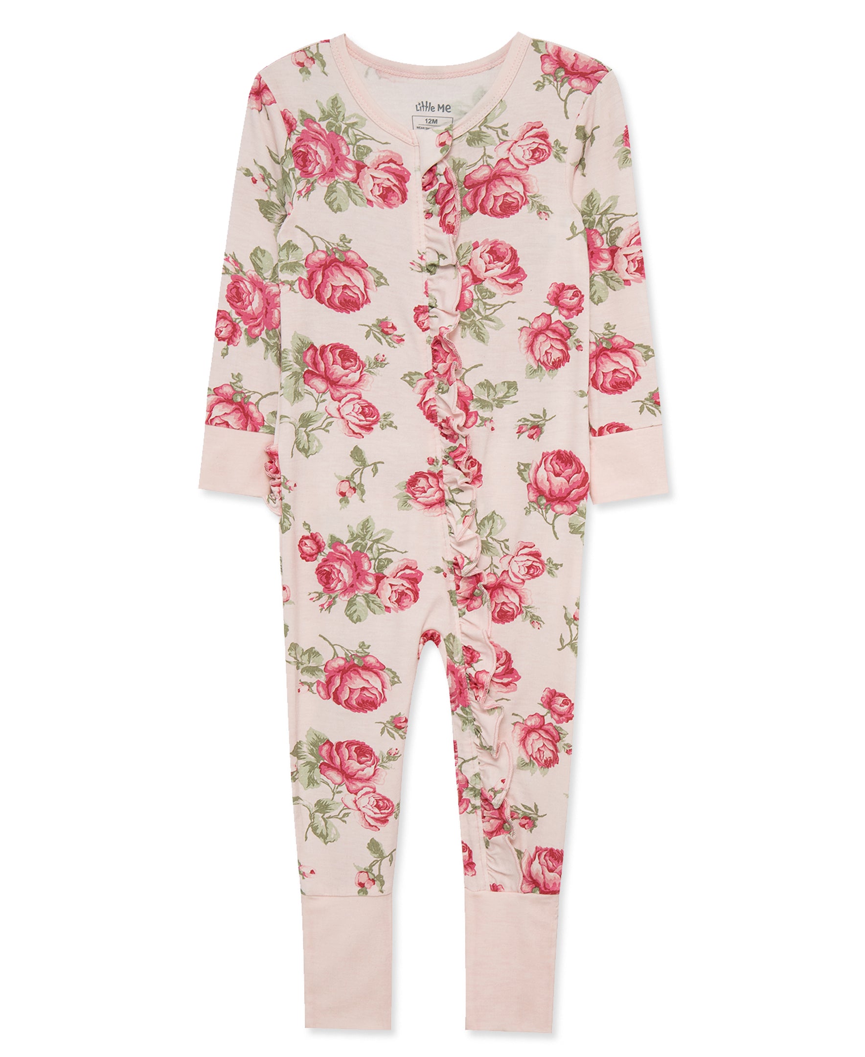 Lavish Roses Convertible Coverall (12M-24M) - Little Me