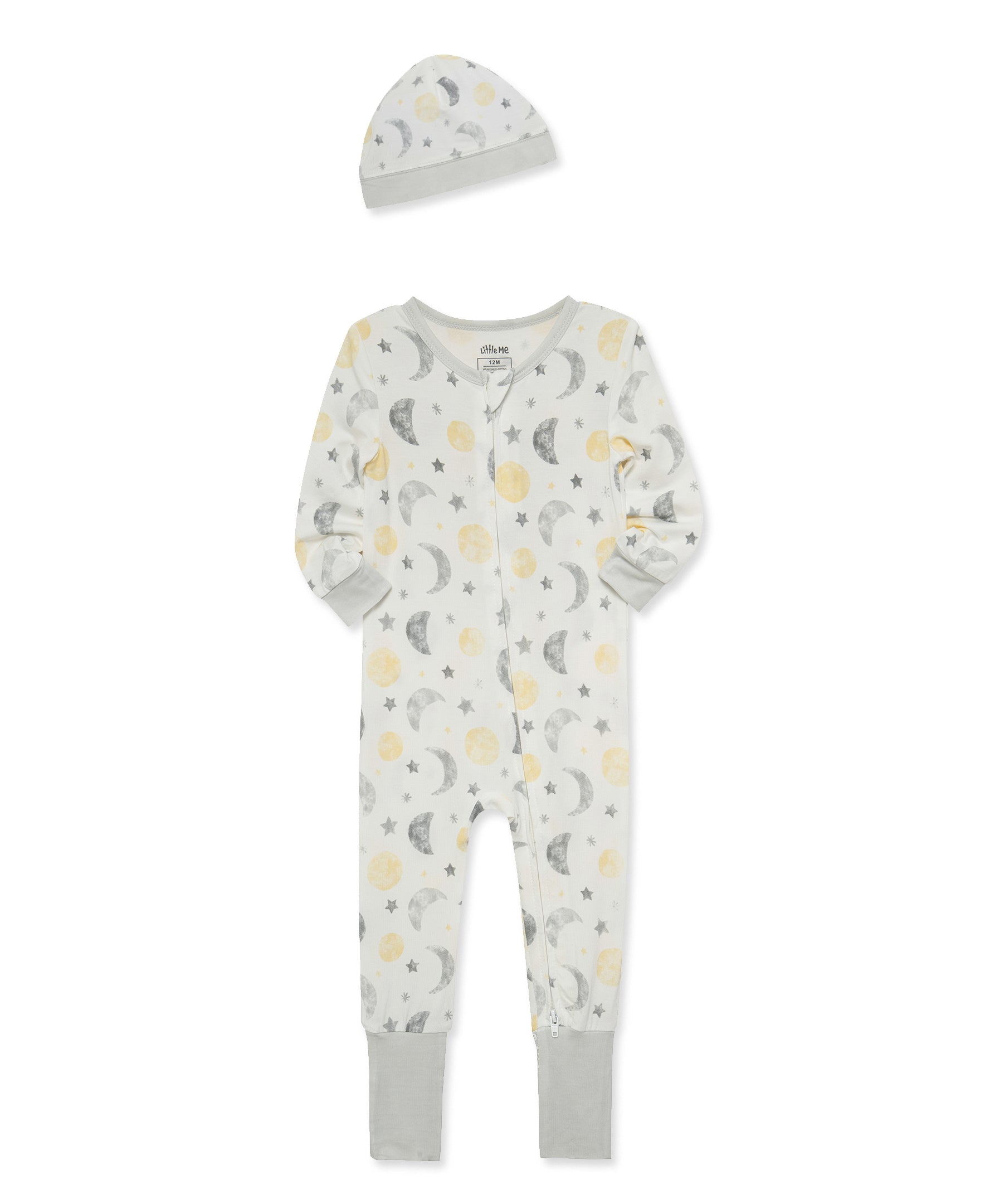 Moonlight Convertible Coverall & Hat (12M-24M) - Little Me