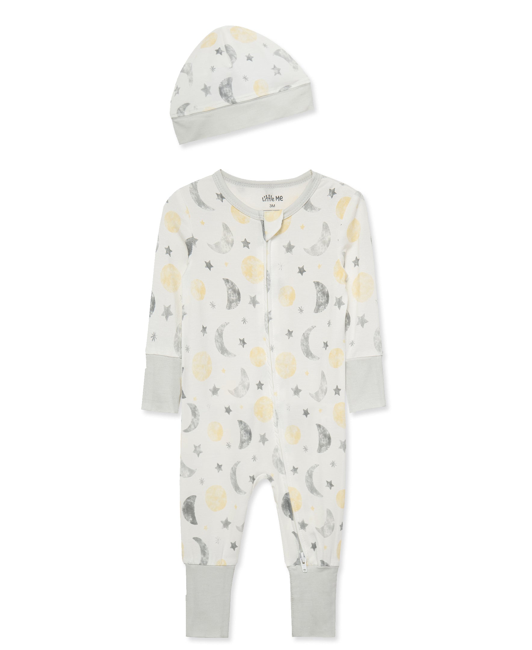 Moonlight Convertible Coverall & Hat (NB-9M) - Little Me