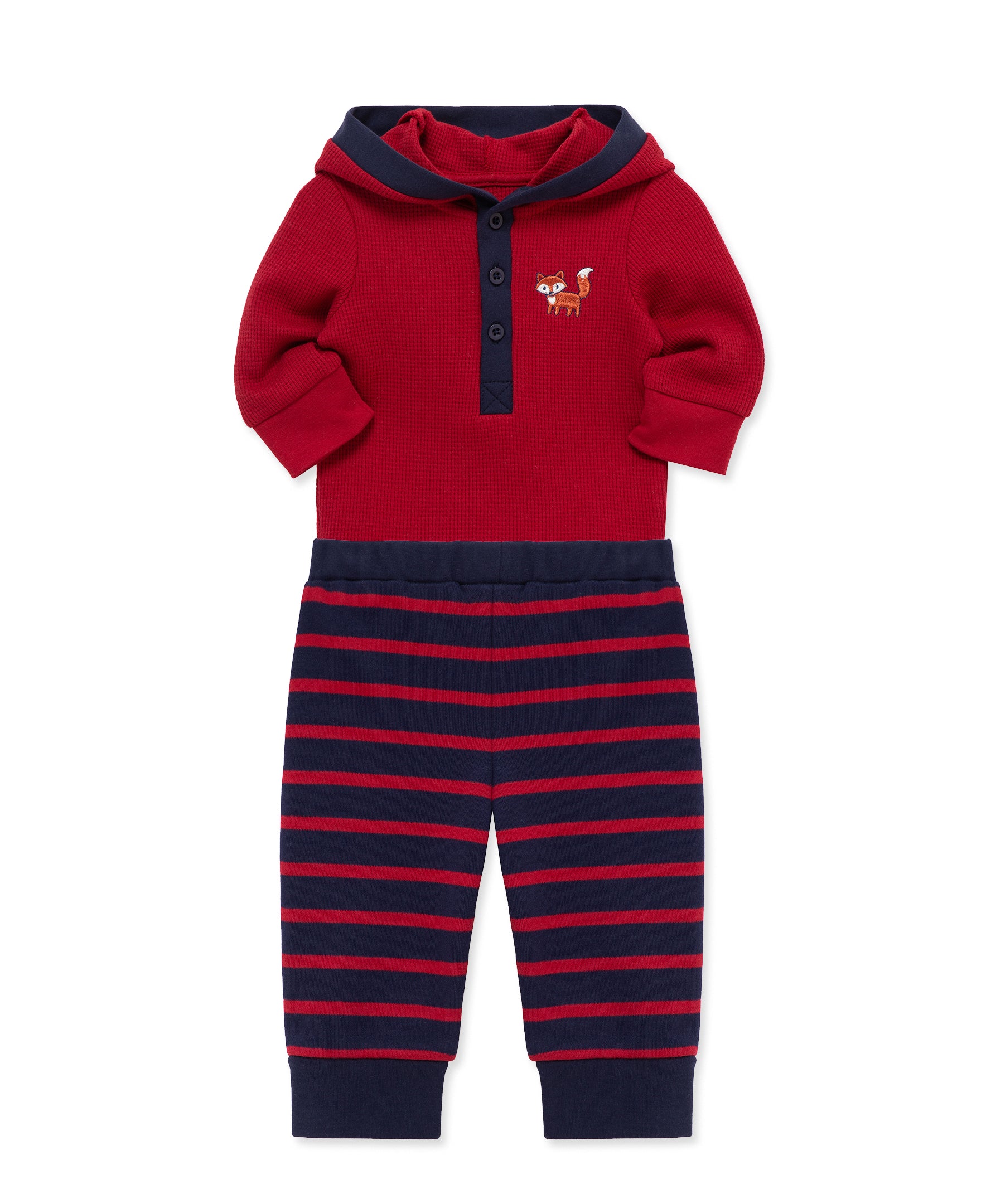 Fox Bodysuit & Pant Set (3M-12M) - Little Me