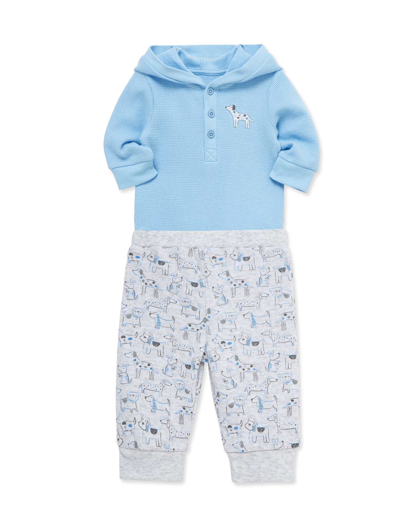 Puppy Bodysuit & Pant Set (3M-12M) - Little Me