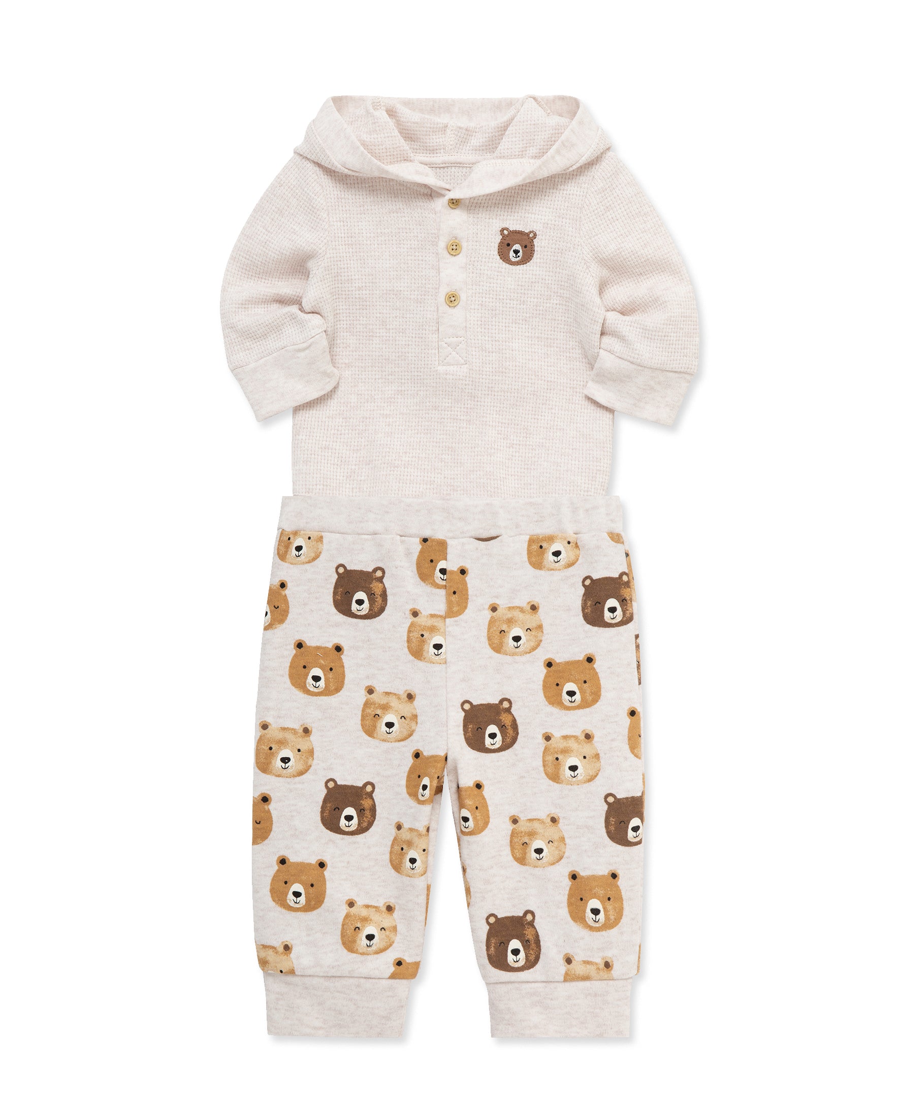 Bear Bodysuit & Pant Set (3M-12M) - Little Me