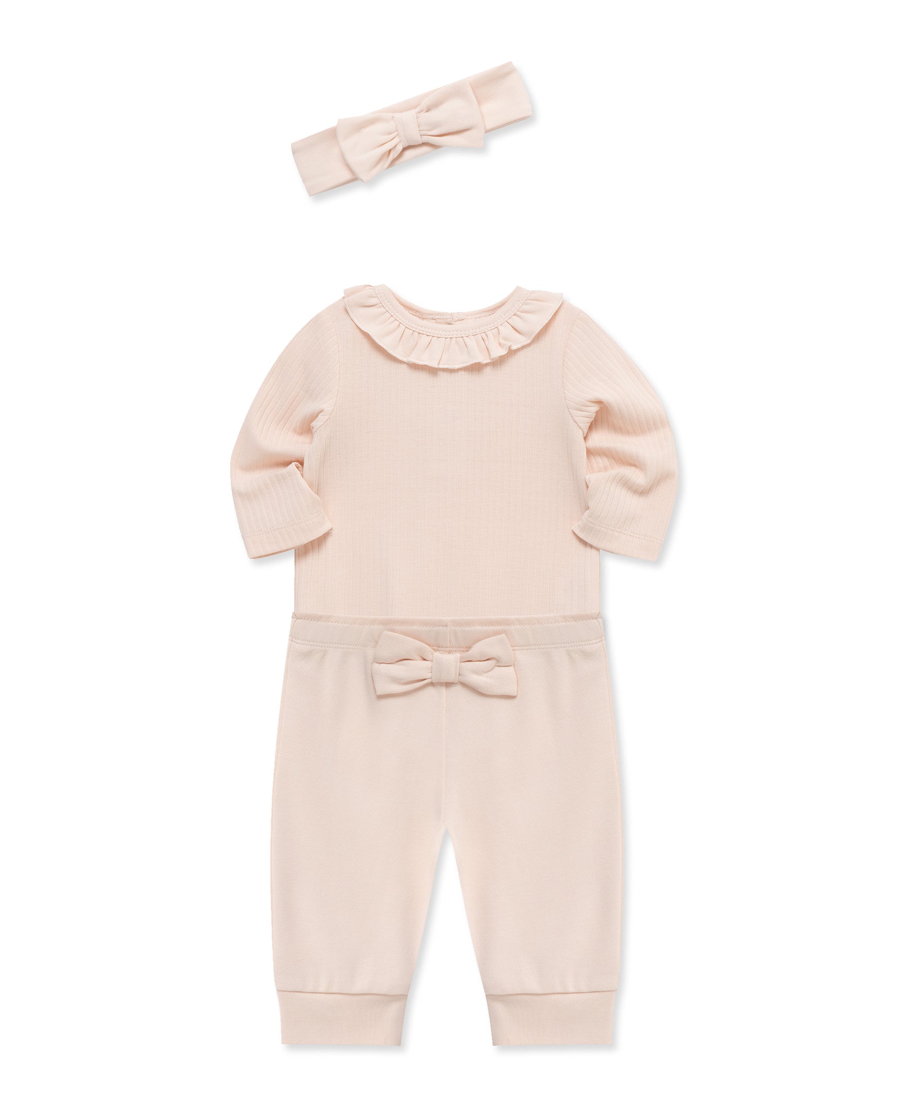 Light Pink Bodysuit & Pant Set - Little Me