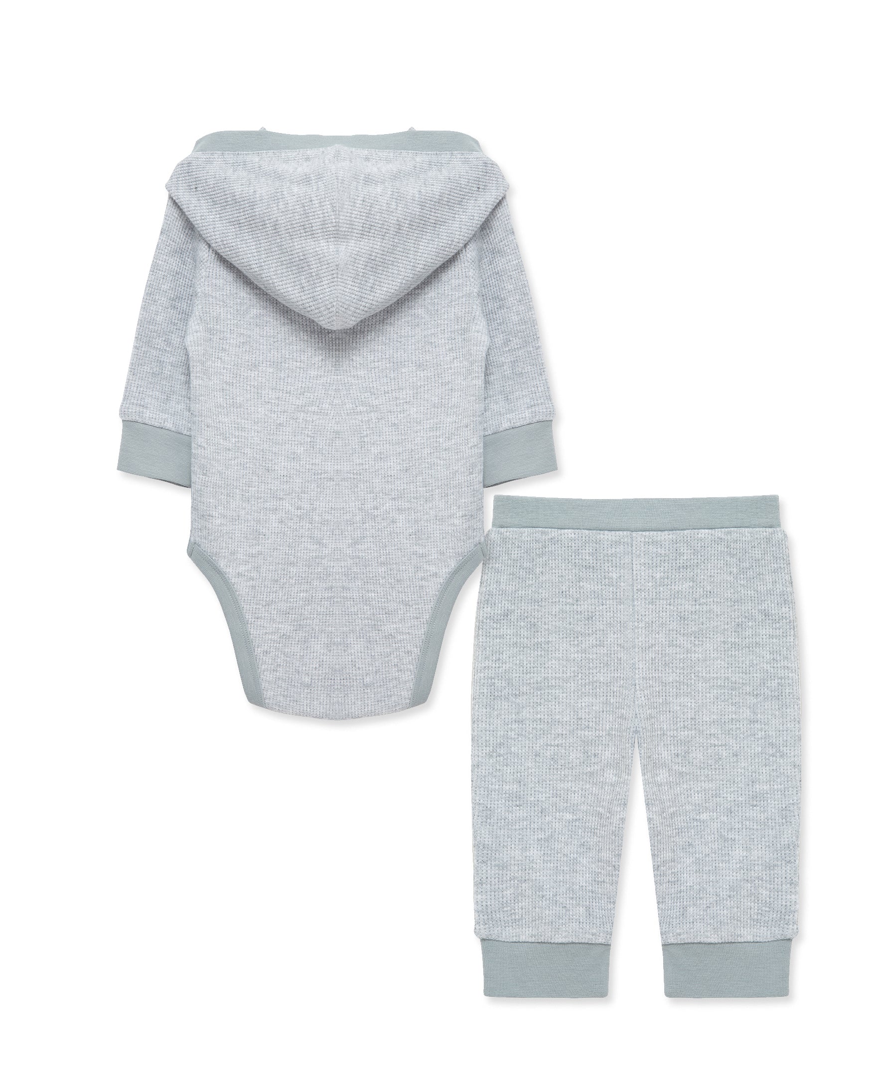 Gray Bodysuit & Pant Set - Little Me