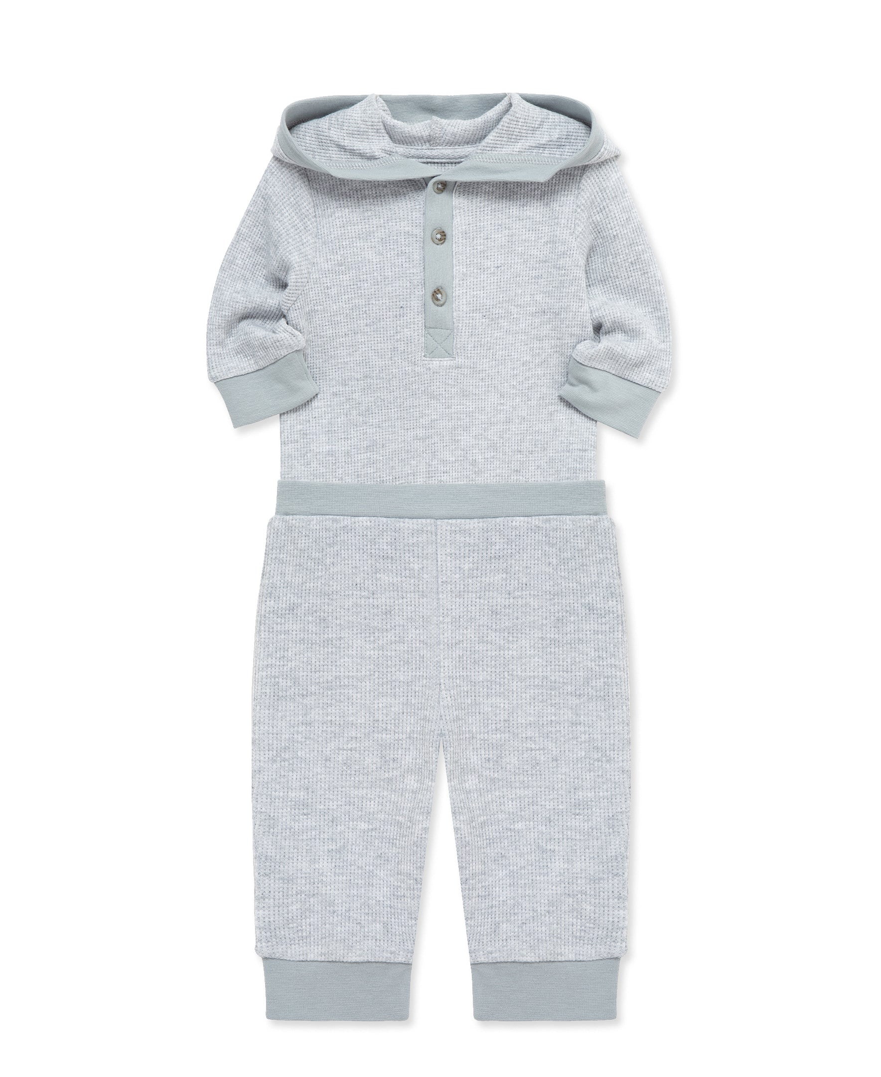 Gray Bodysuit & Pant Set - Little Me