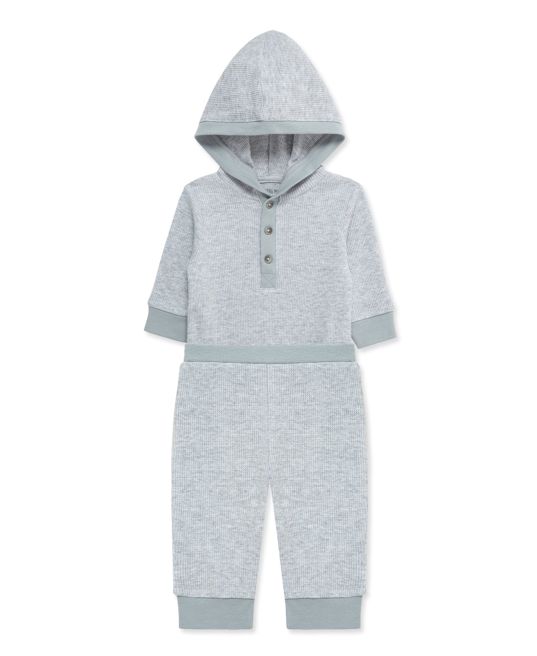 Gray Bodysuit & Pant Set - Little Me