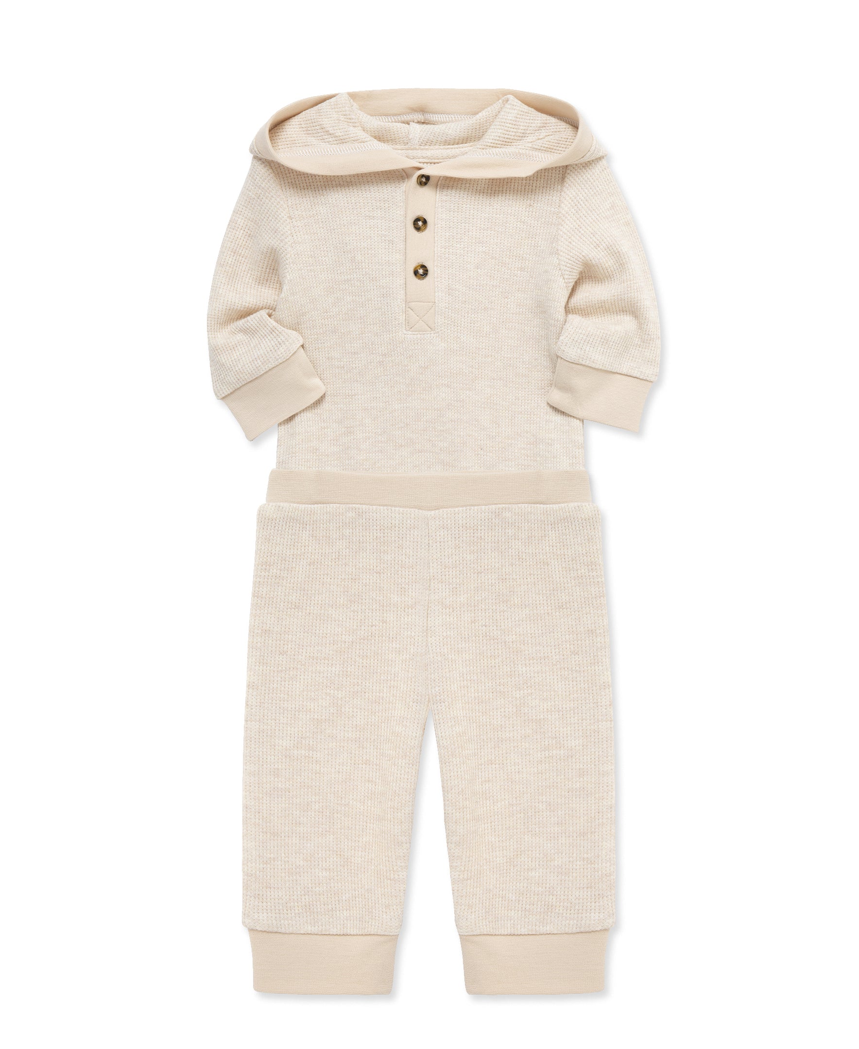 Oatmeal Bodysuit & Pant Set - Little Me