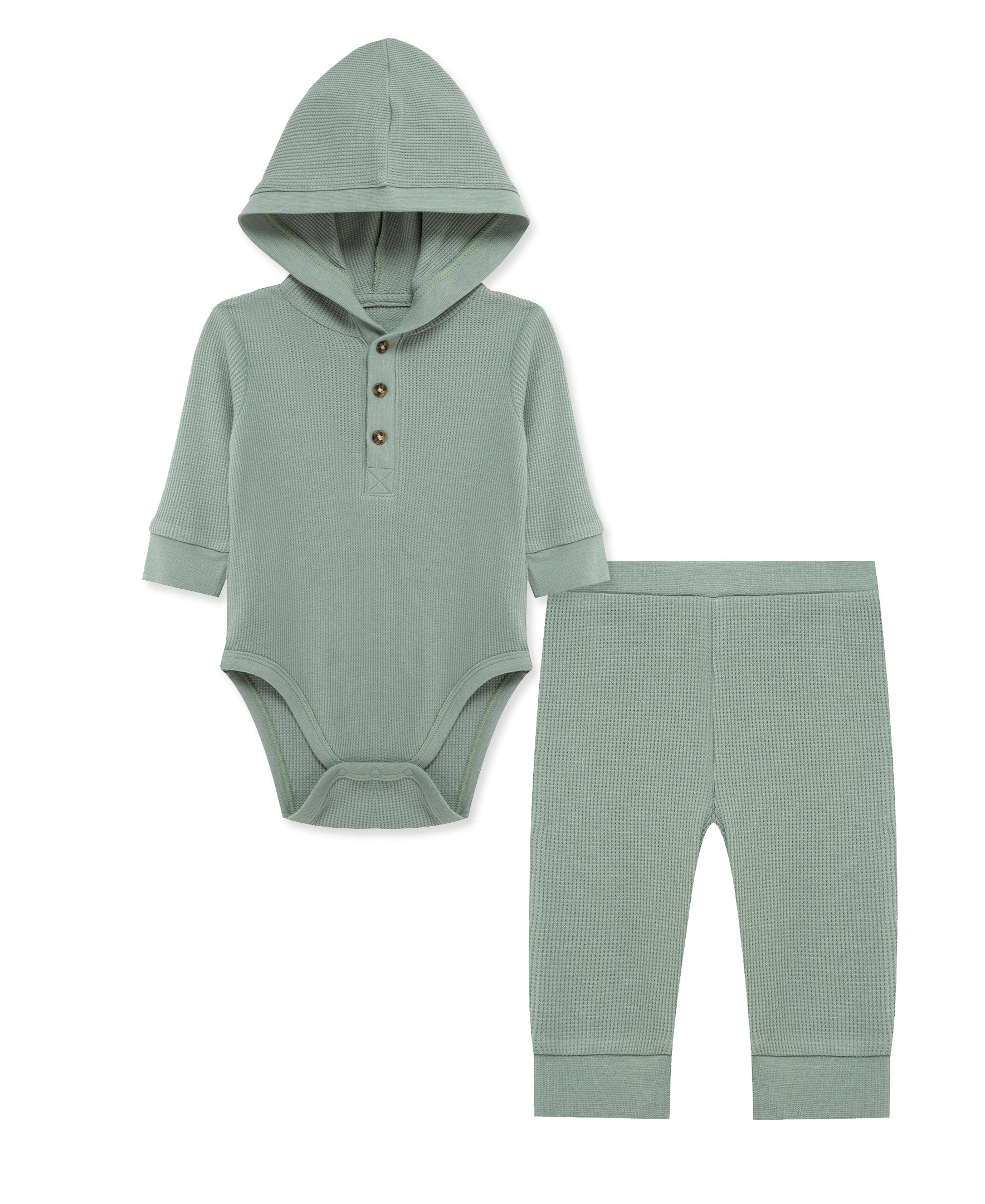 Green Bodysuit & Pant Set - Little Me