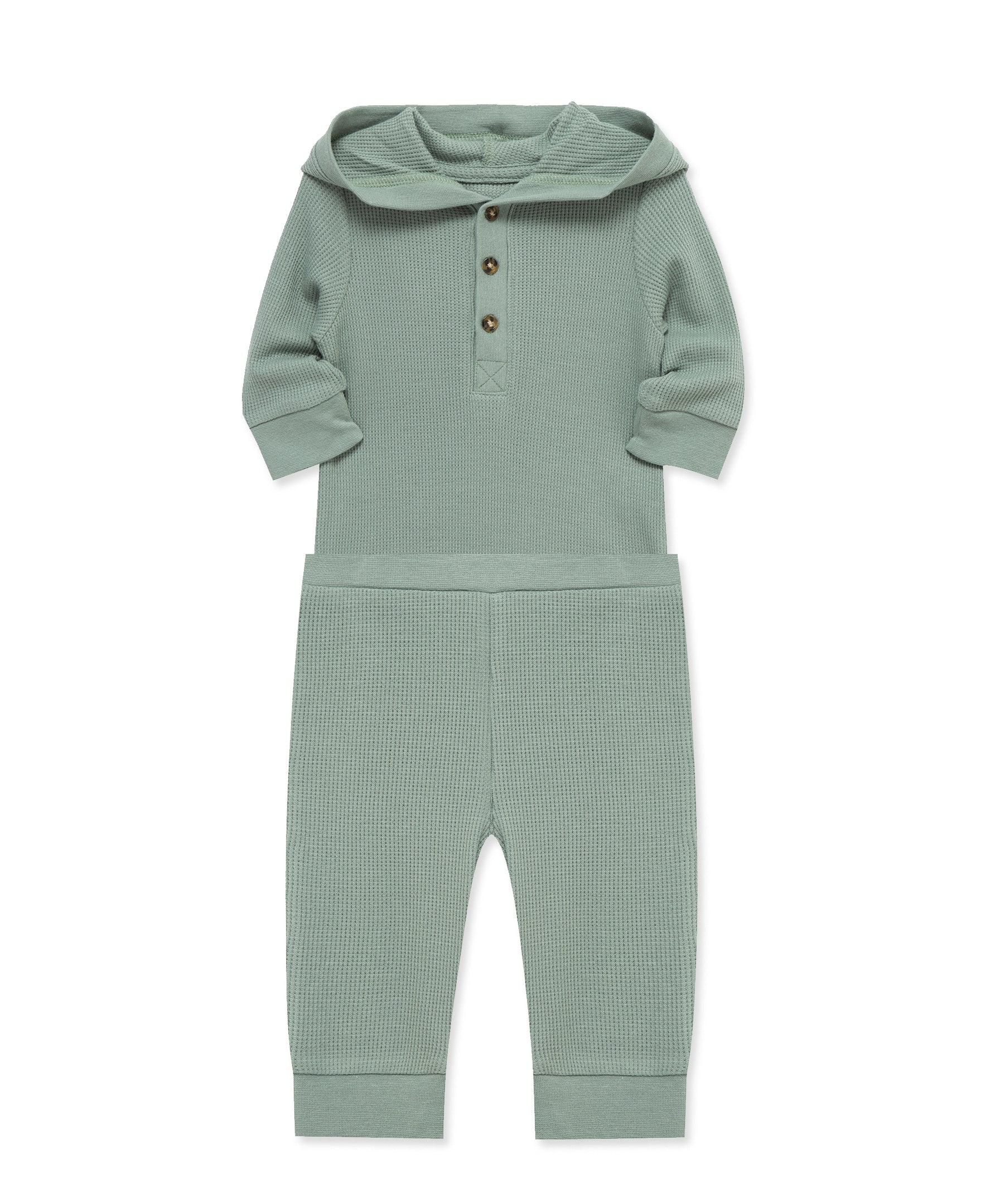 Green Bodysuit & Pant Set - Little Me