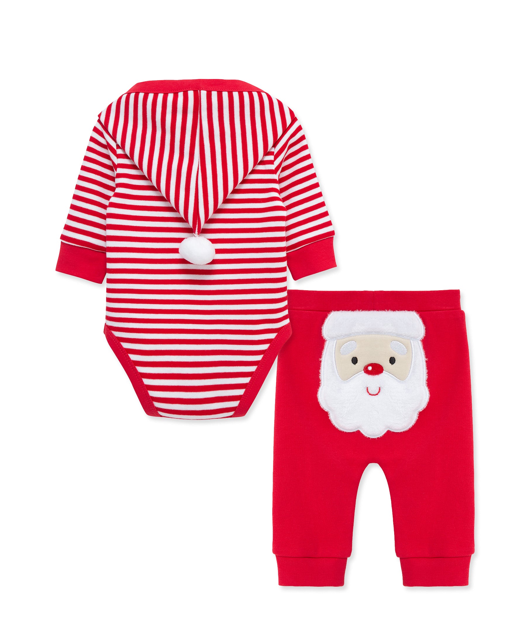 "My First Christmas" Santa Jogger Set (3M-12M) - Little Me