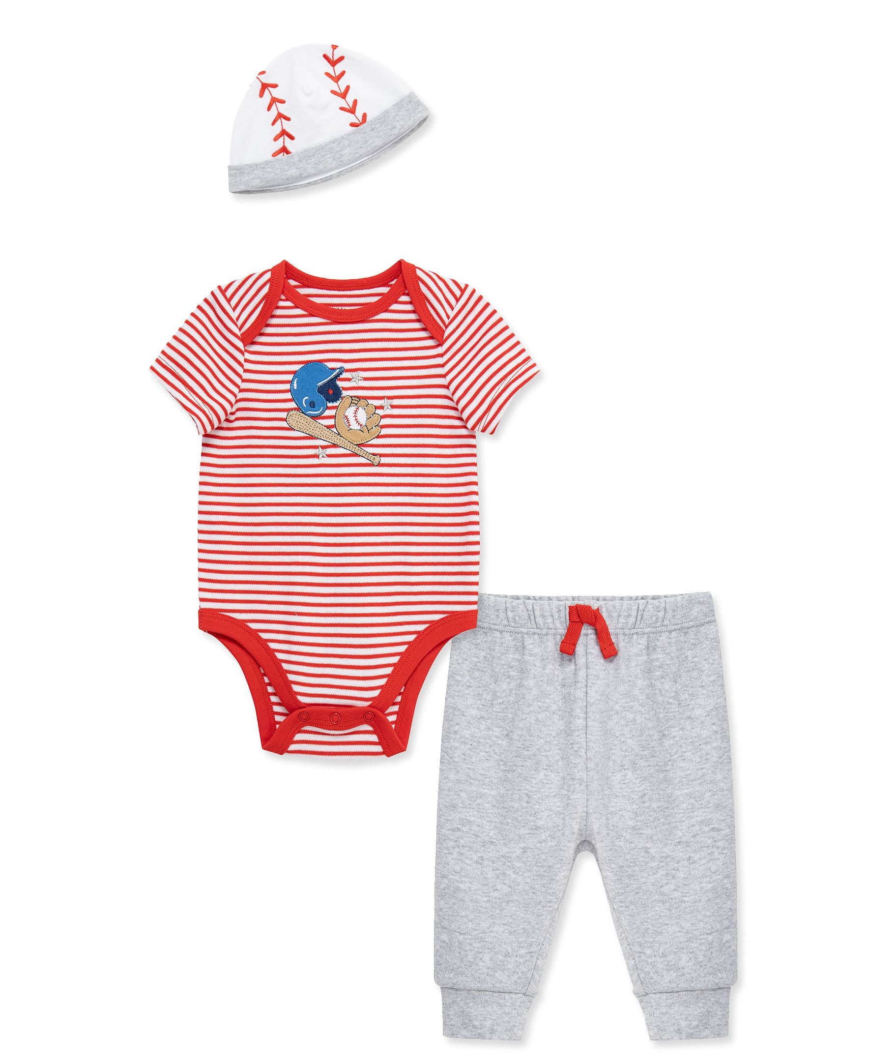 Baseball Bodysuit & Pant Set (3M-12M) - Little Me