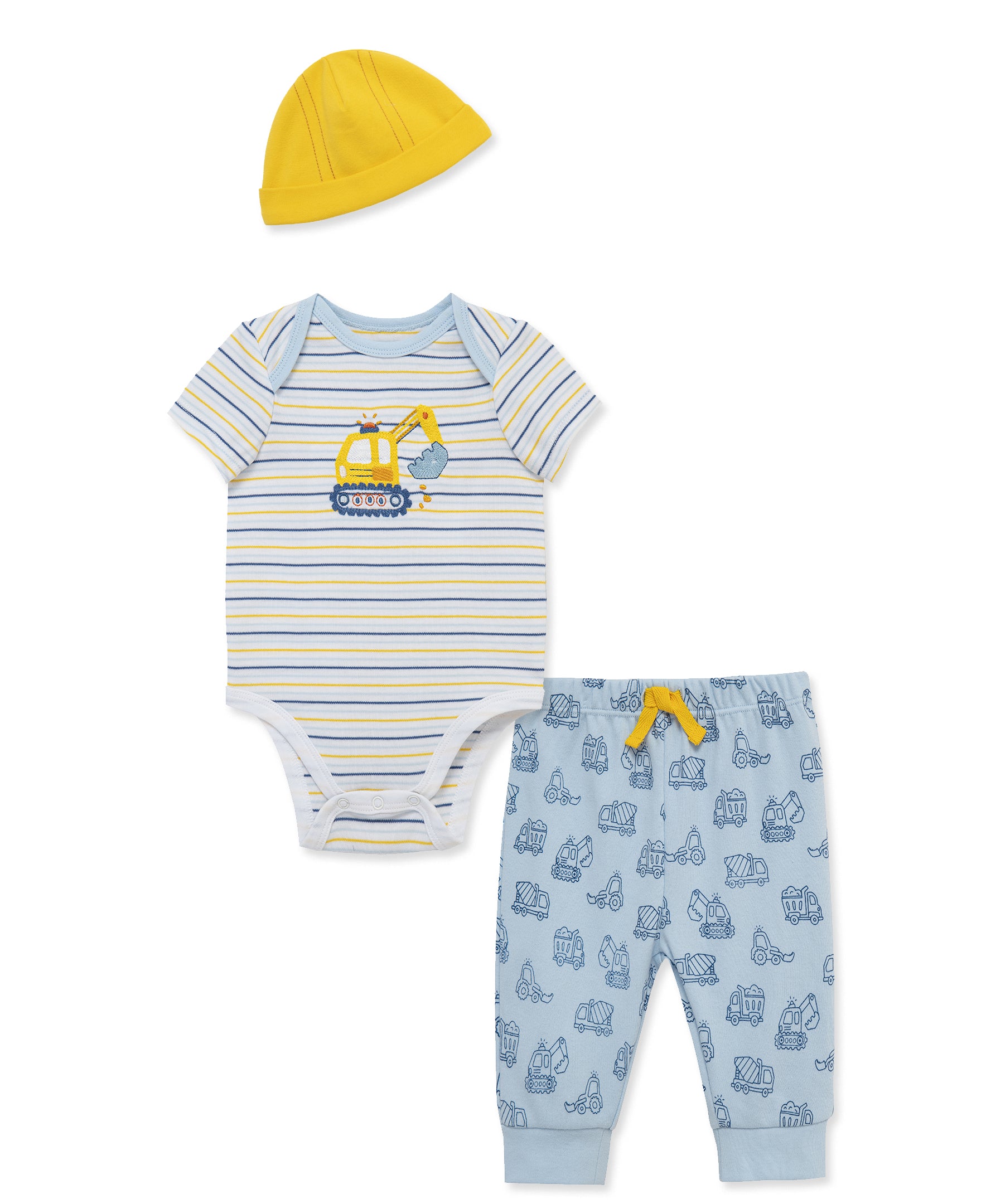 Cosntruction Bodysuit & Pant Set (3M-12M) - Little Me