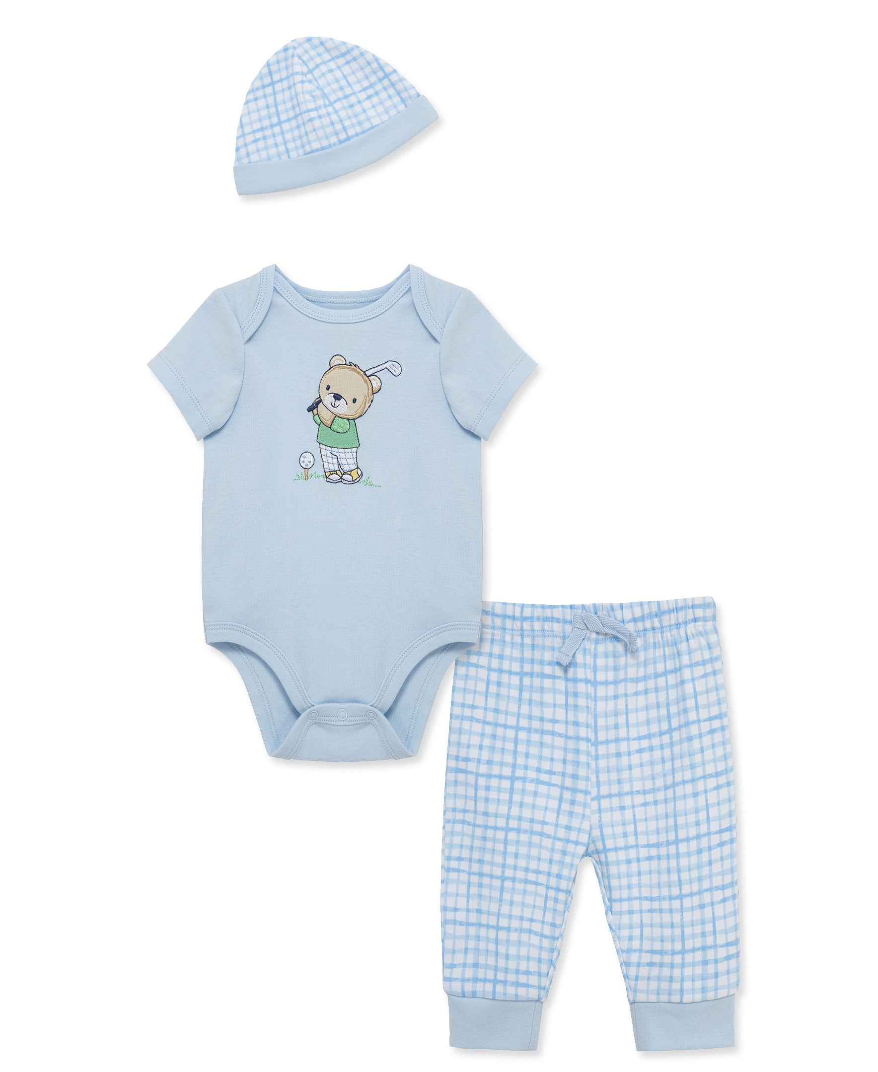 Golf Bear Bodysuit & Pant Set (3M-12M) - Little Me