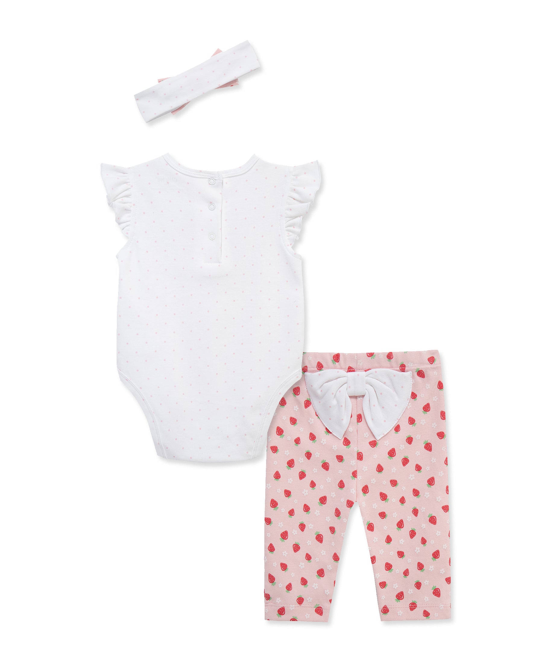 Strawberry Bodysuit & Pant Set (3M-12M) - Little Me
