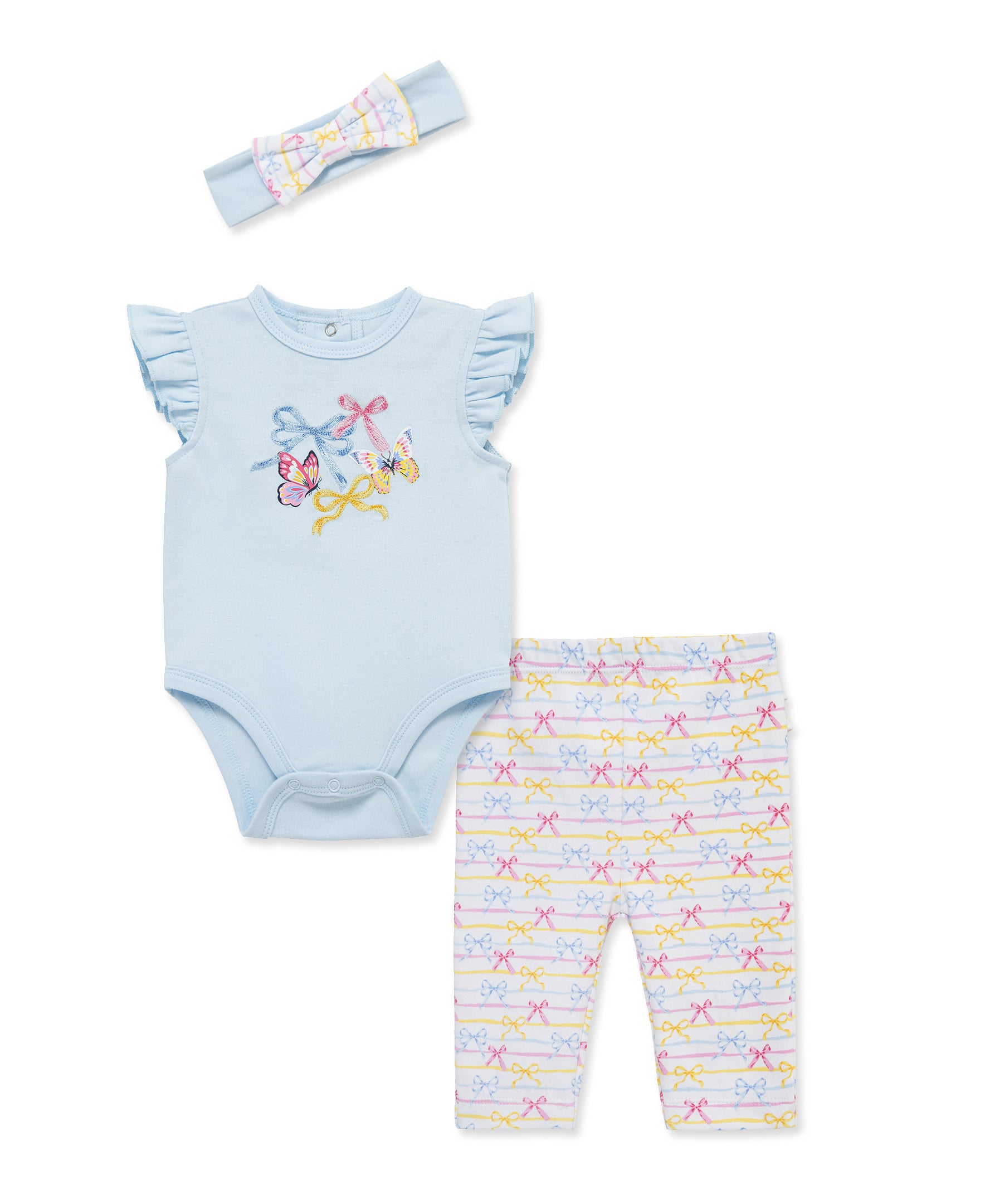 Butterfly Bodysuit & Pant Set (3M-12M) - Little Me