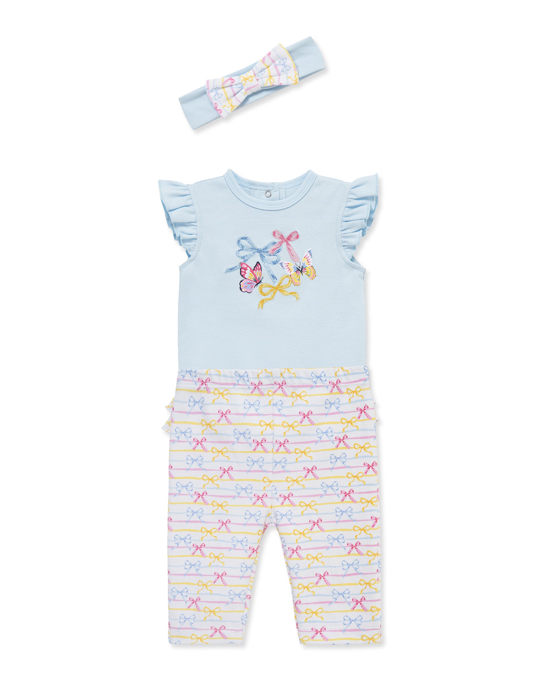 Butterfly Bodysuit & Pant Set (3M-12M) - Little Me
