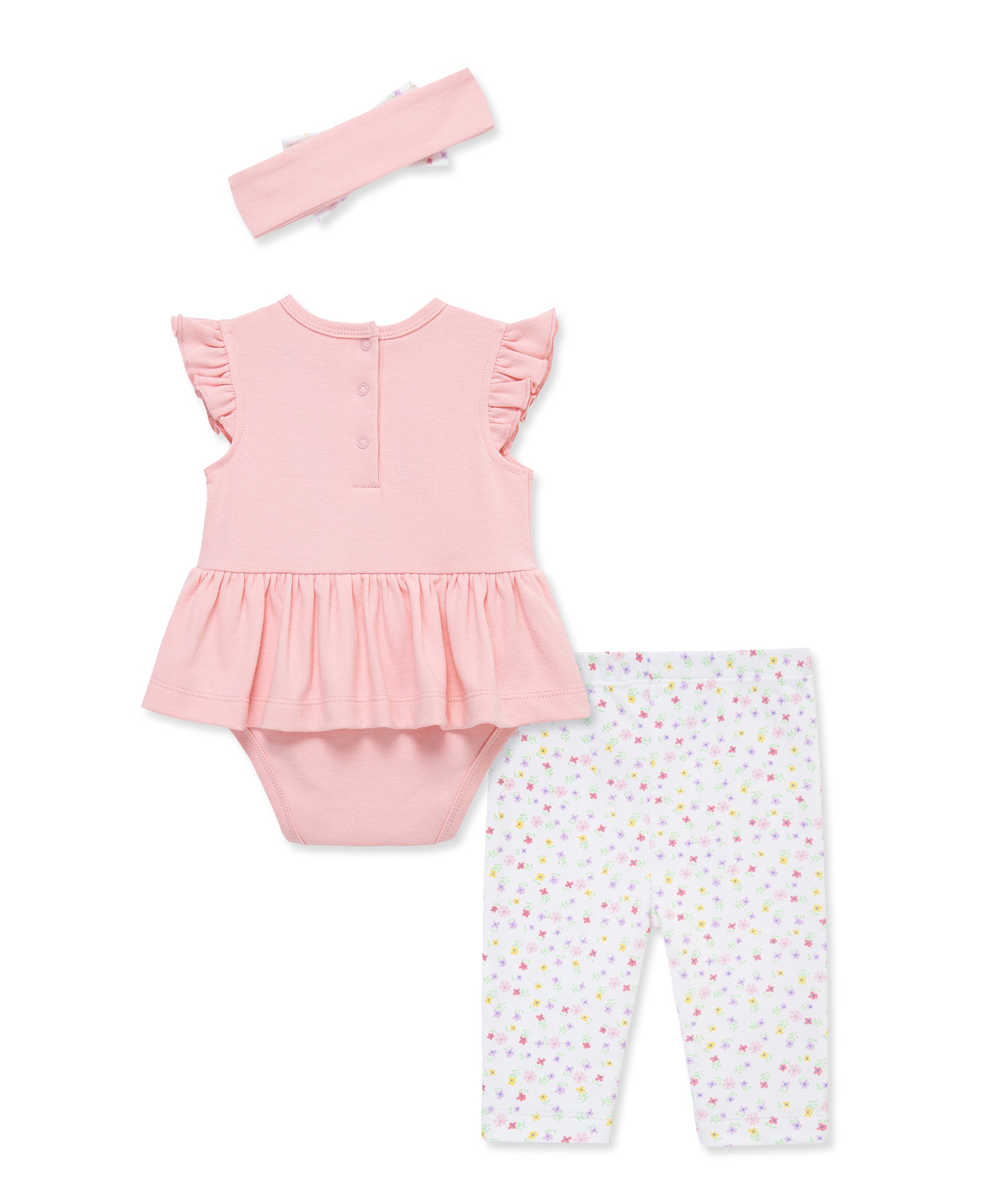 Bunny Bodysuit & Pant Set (3M-12M) - Little Me