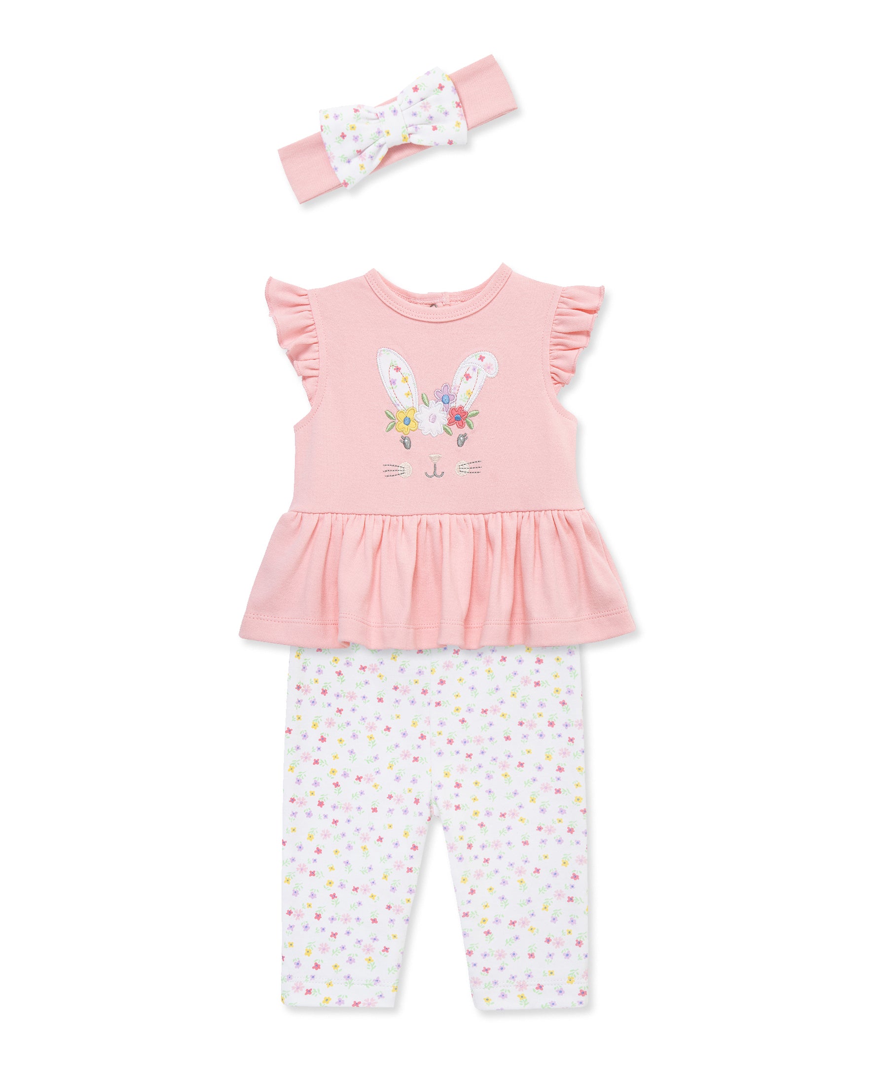 Bunny Bodysuit & Pant Set (3M-12M) - Little Me