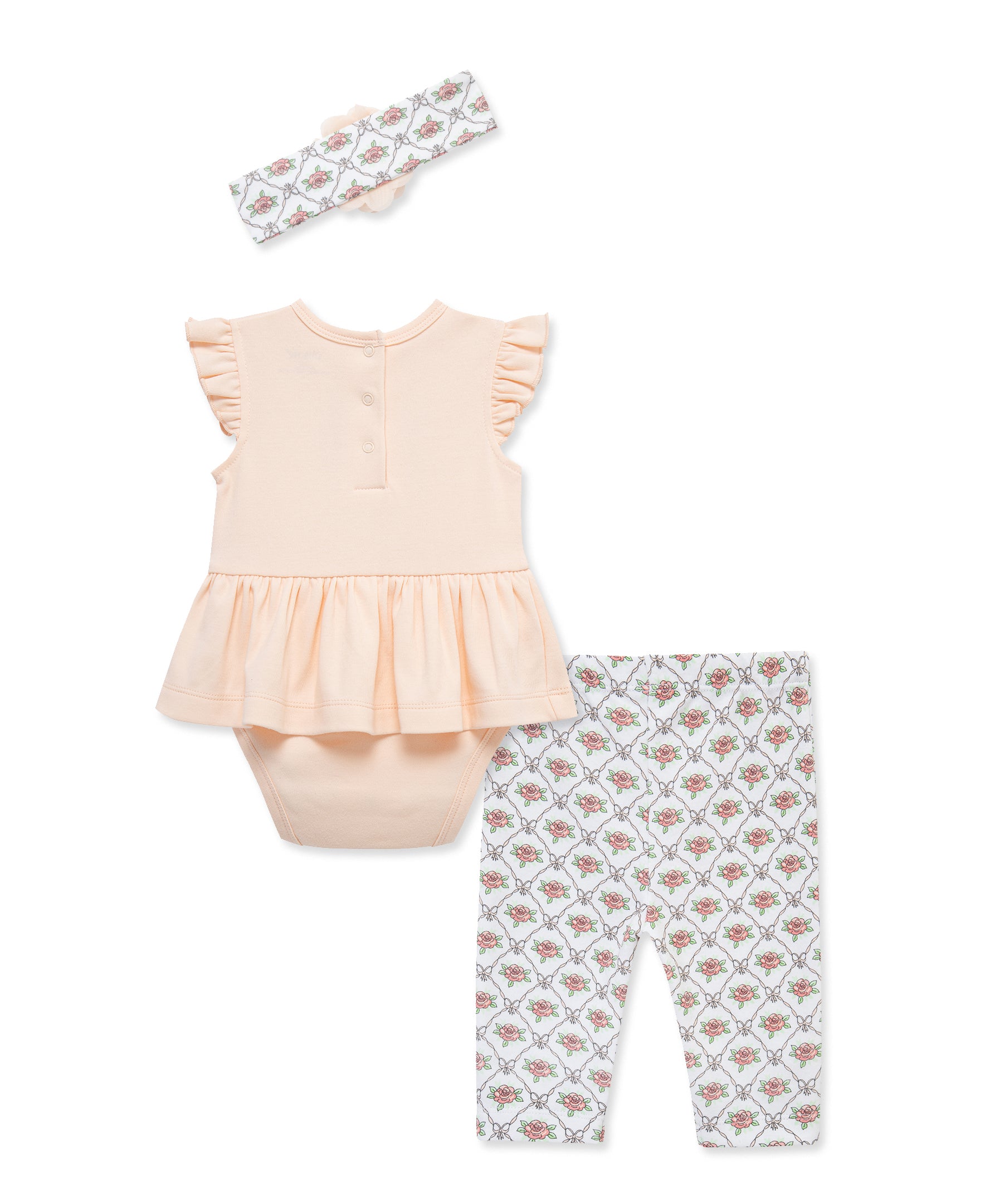 Ballet Bodysuit & Pant Set (3M-12M) - Little Me