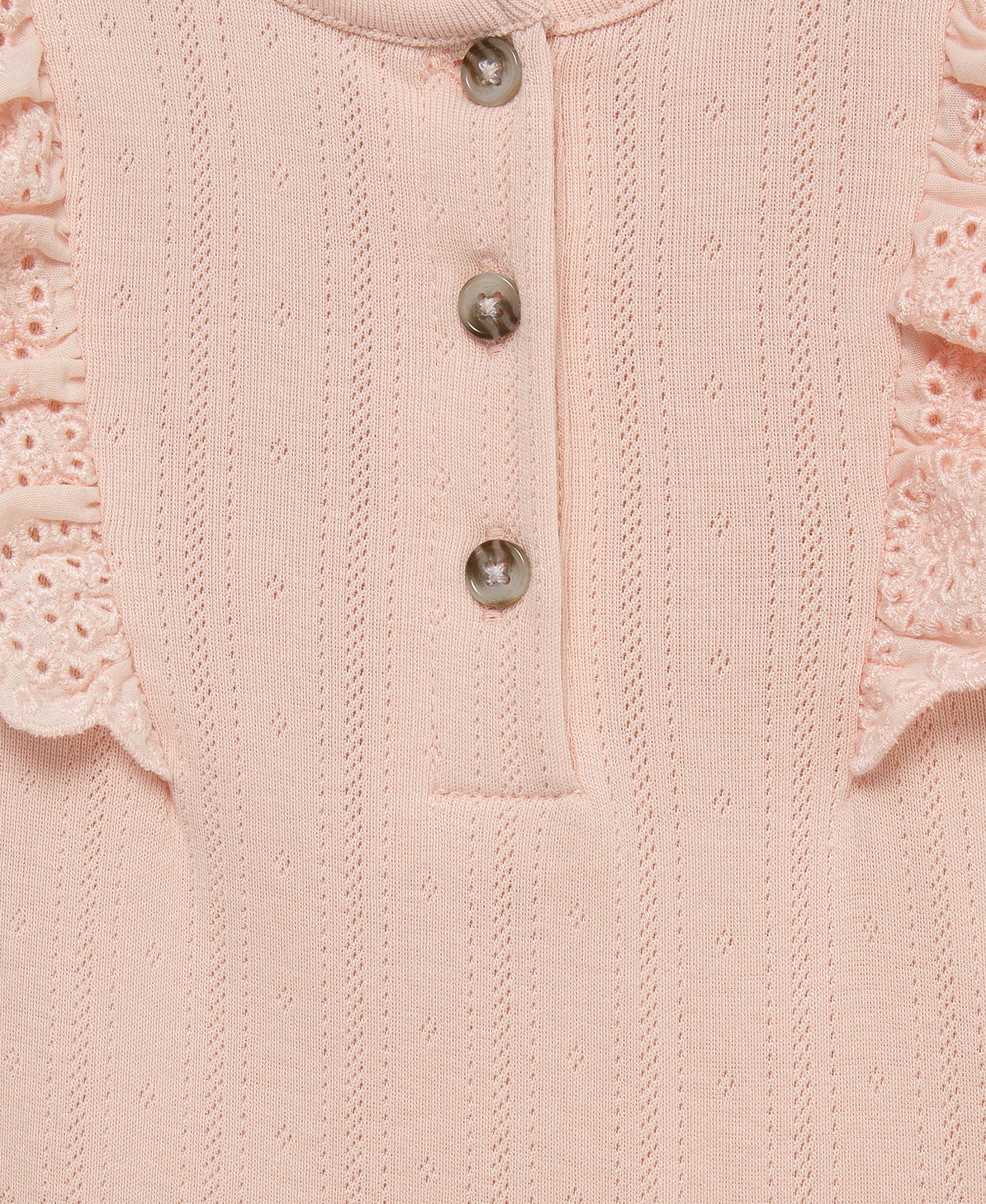 Pink Eyelet Bodysuit & Pant Set - Little Me