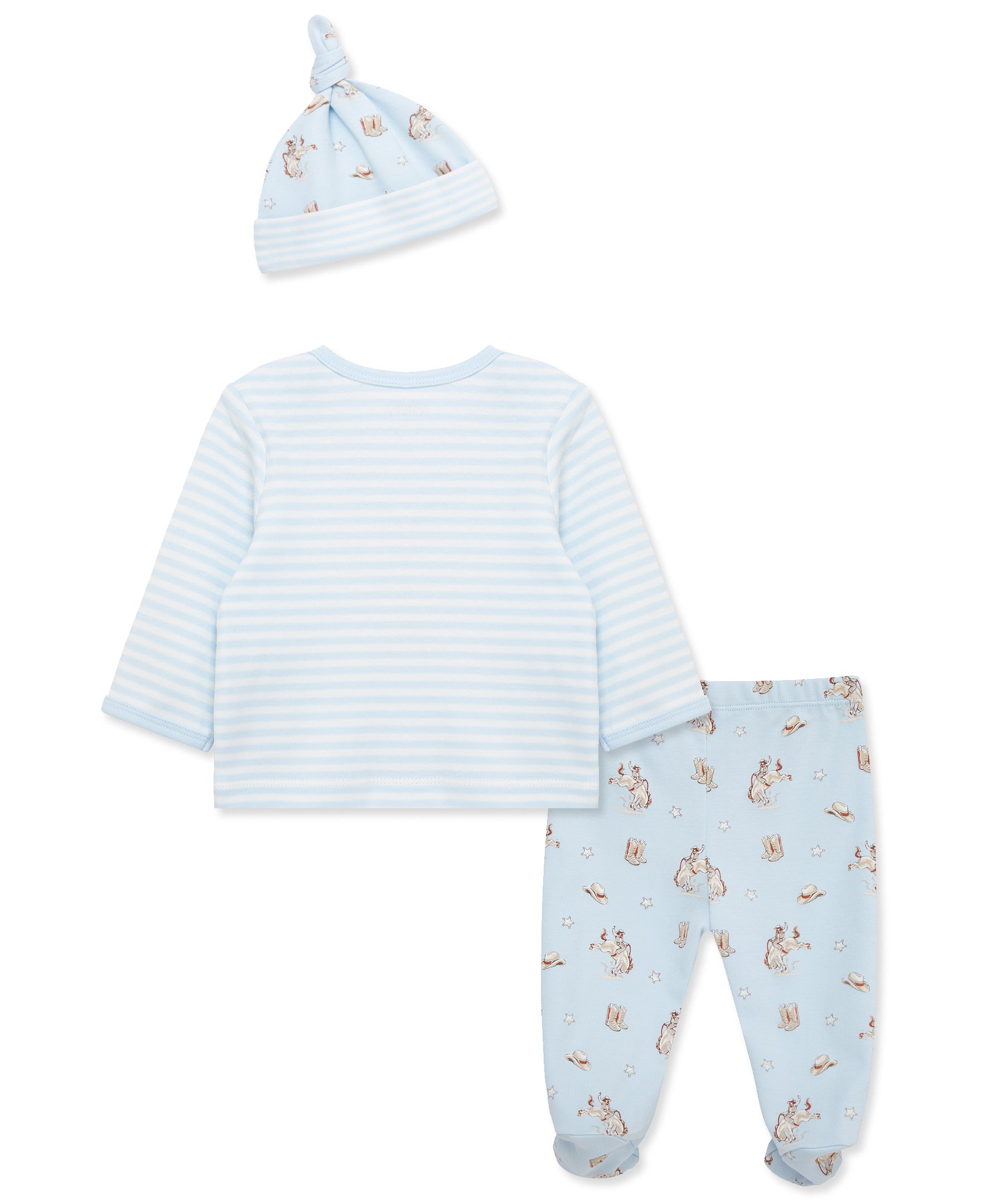 Western Footed Pant Set (NB-9M) - Little Me