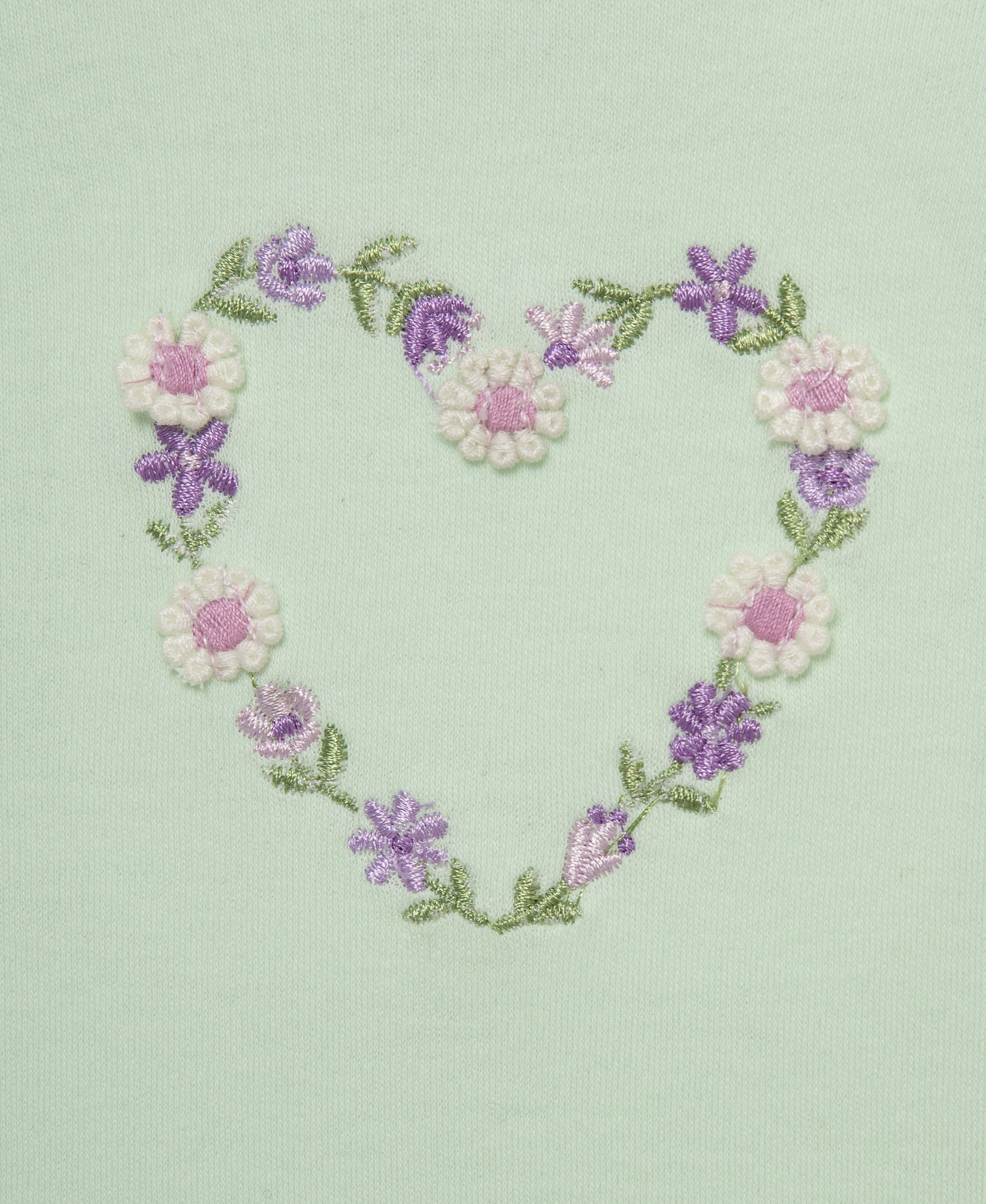 Floral Heart Footed Pant Set - Little Me