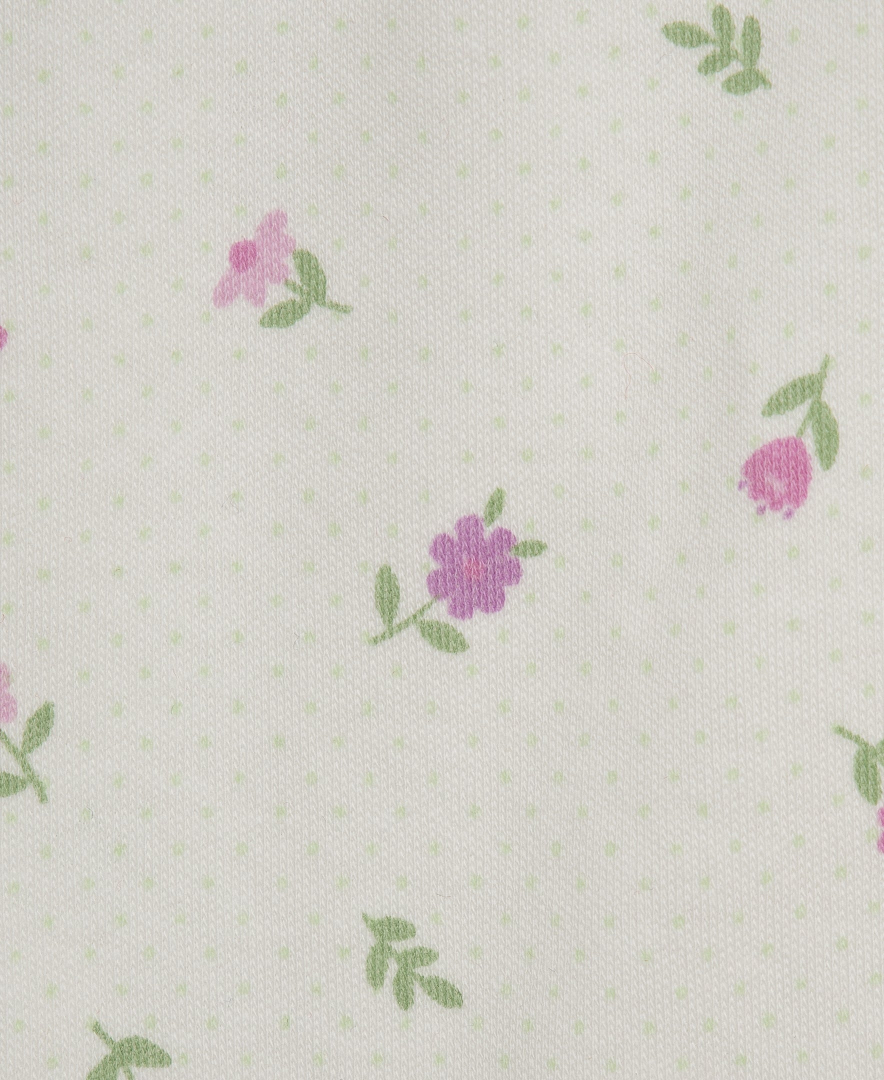 Floral Heart Footed Pant Set - Little Me