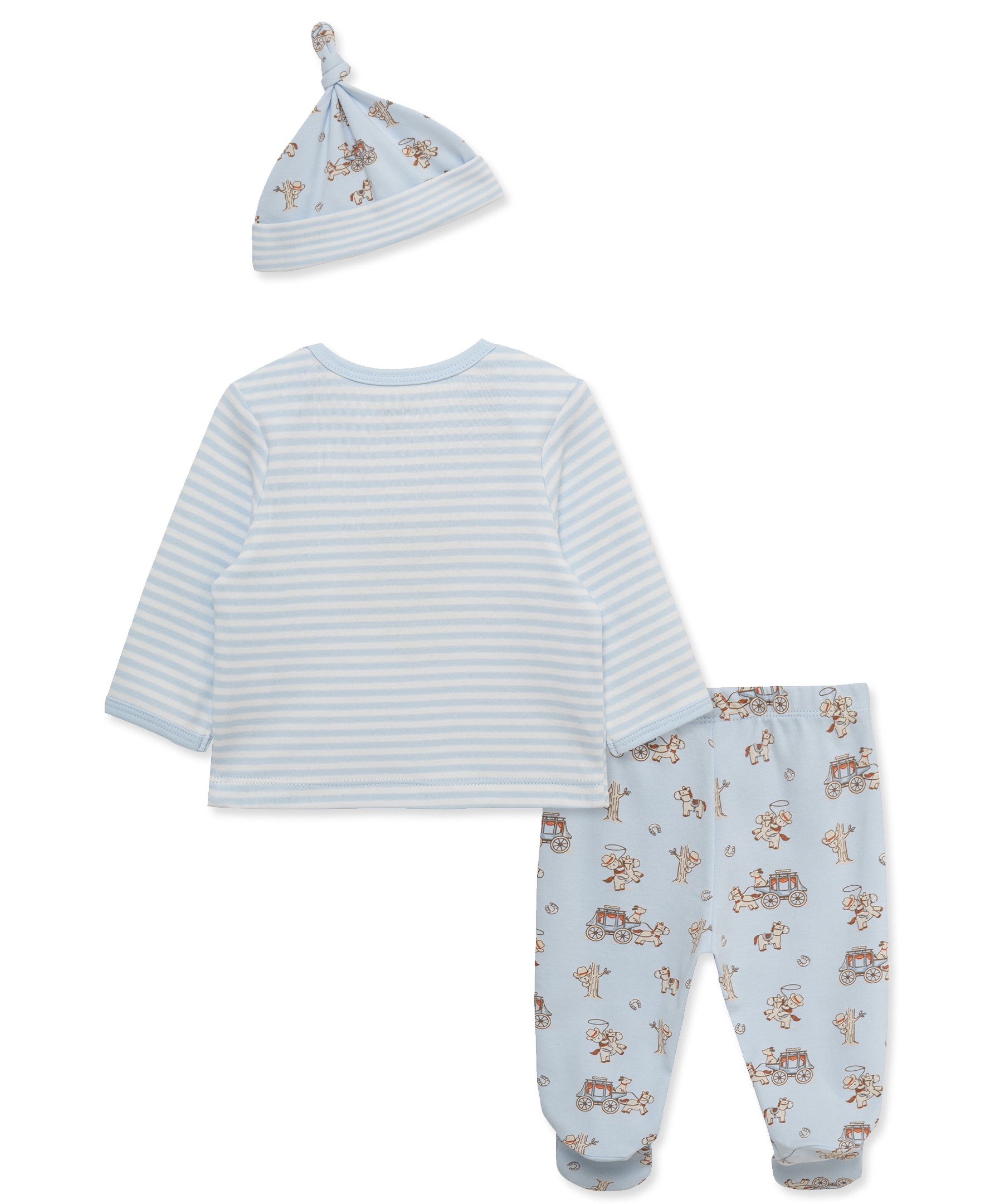 Western Footed Pant Set - Little Me