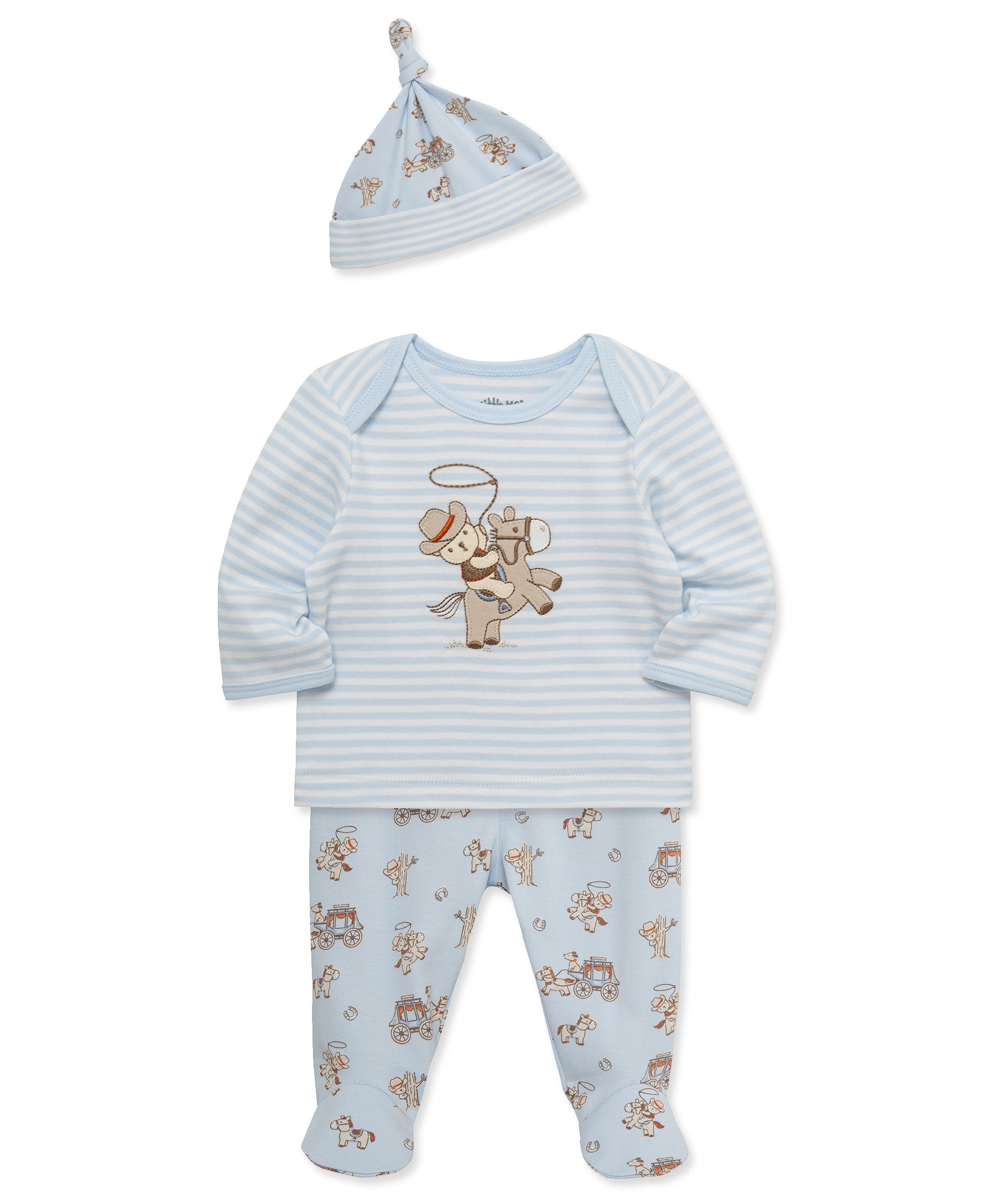 Western Footed Pant Set - Little Me