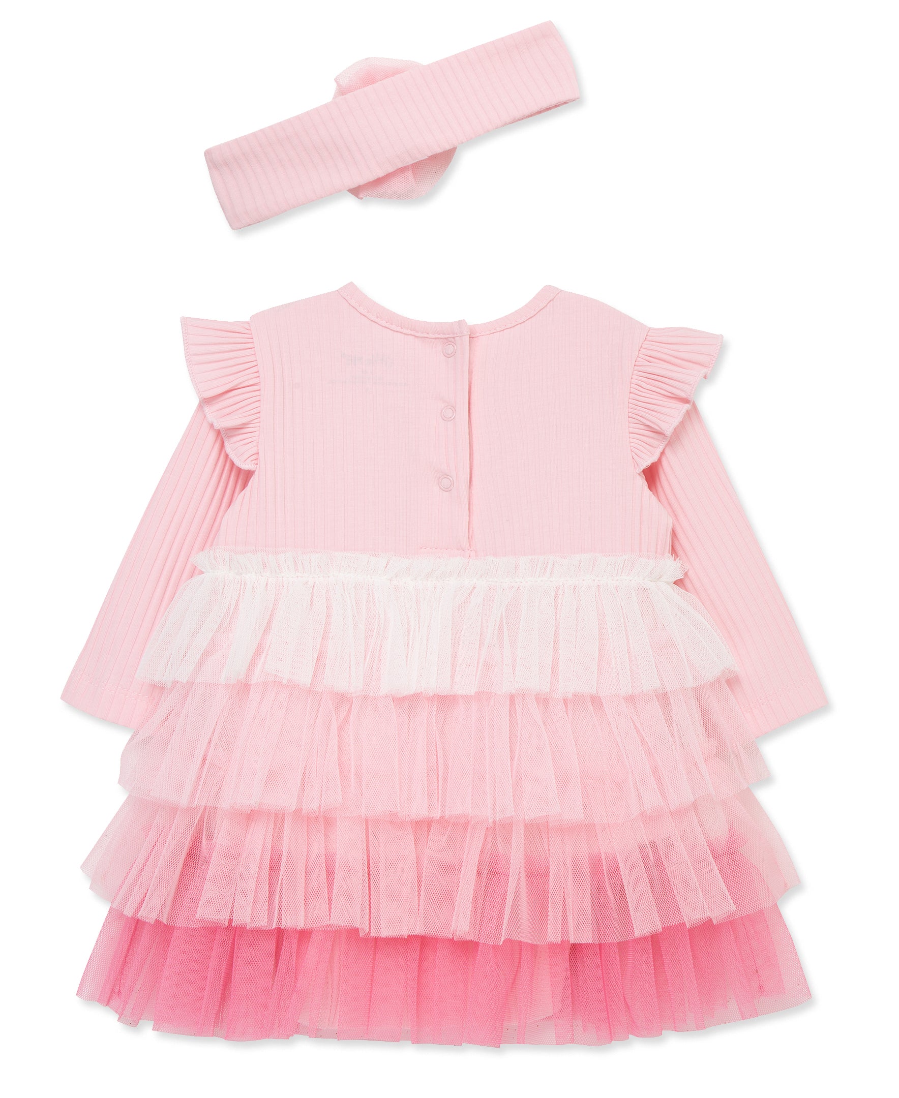 Hearts Ombre Tutu & Headband Set (3M-12M) - Little Me
