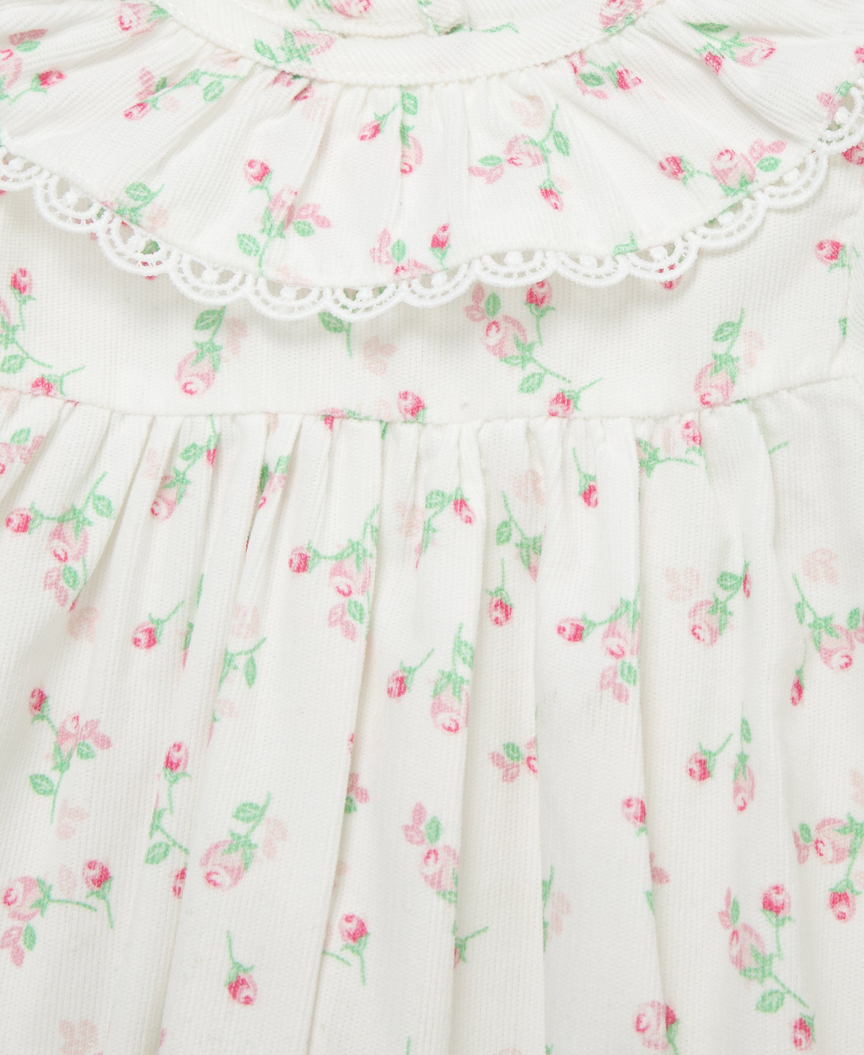 Rosebud Woven Bubble Set (3M-12M) - Little Me