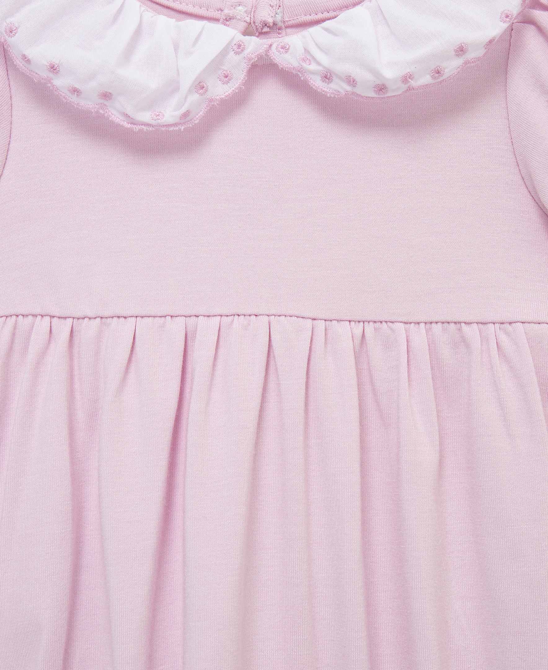 Lilac Scallop Collar Bubble & Headband