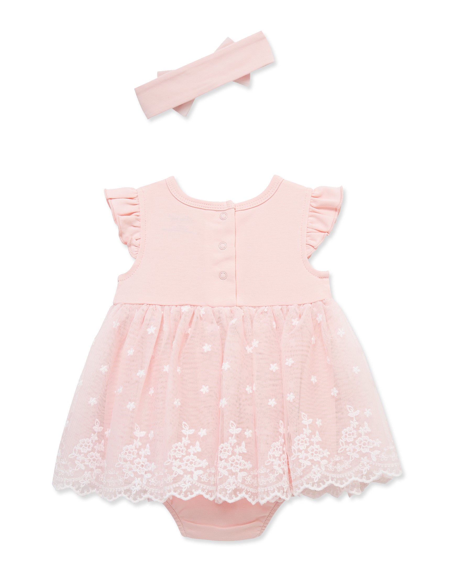 Lace Border Tutu Popover & Headband