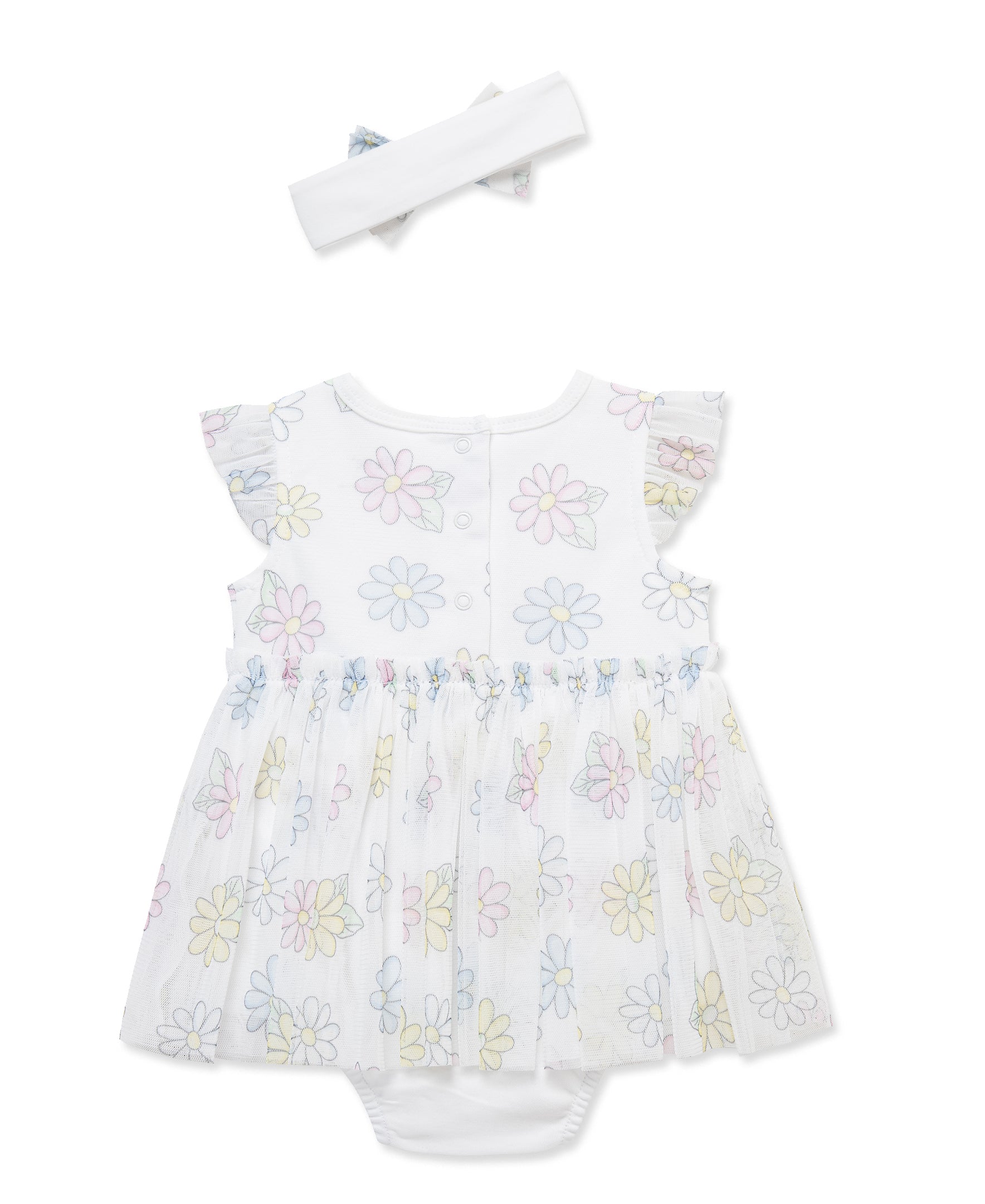 Daisies Tutu Popover & Headband