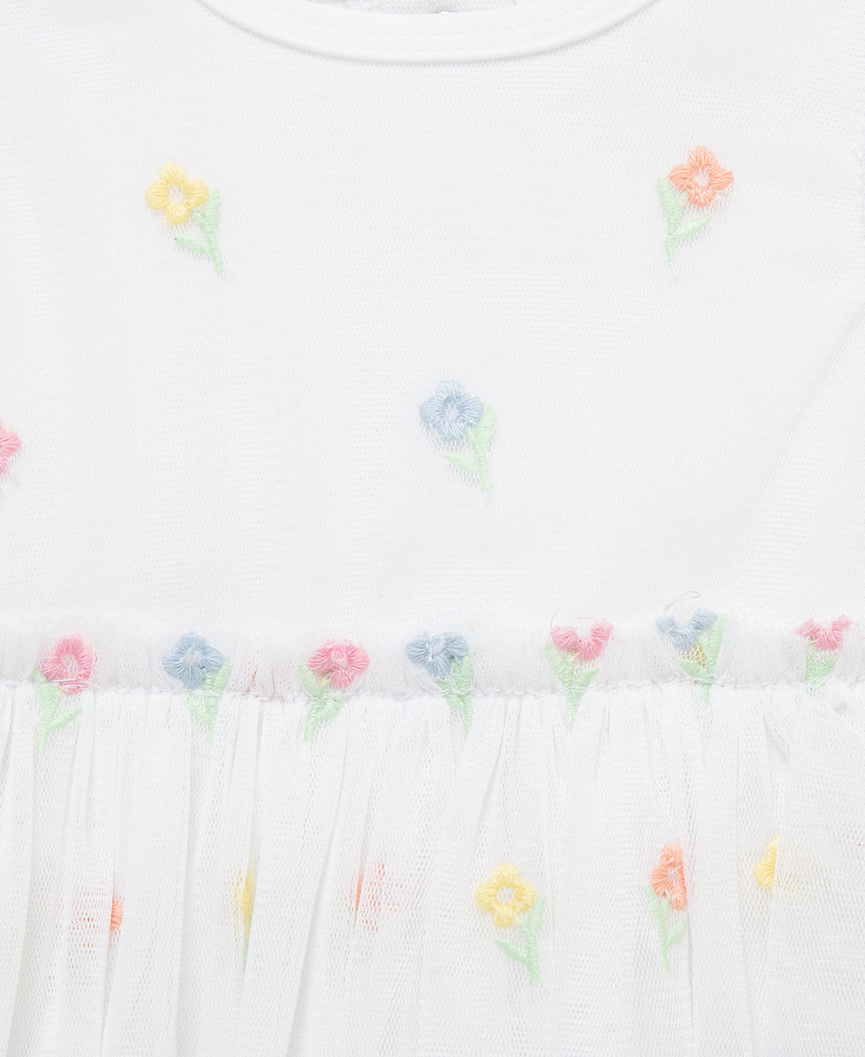 Sweet Floral Tutu Popover & Headband
