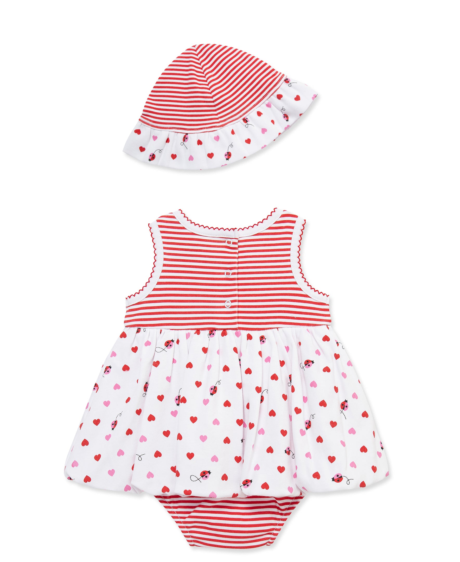 Ladybugs Knit Popover & Hat