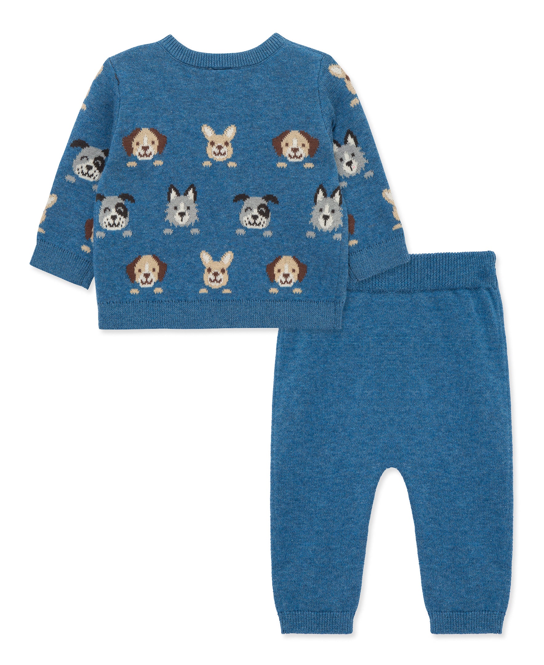 Puppy Paws Sweater Set (3M-9M) - Little Me