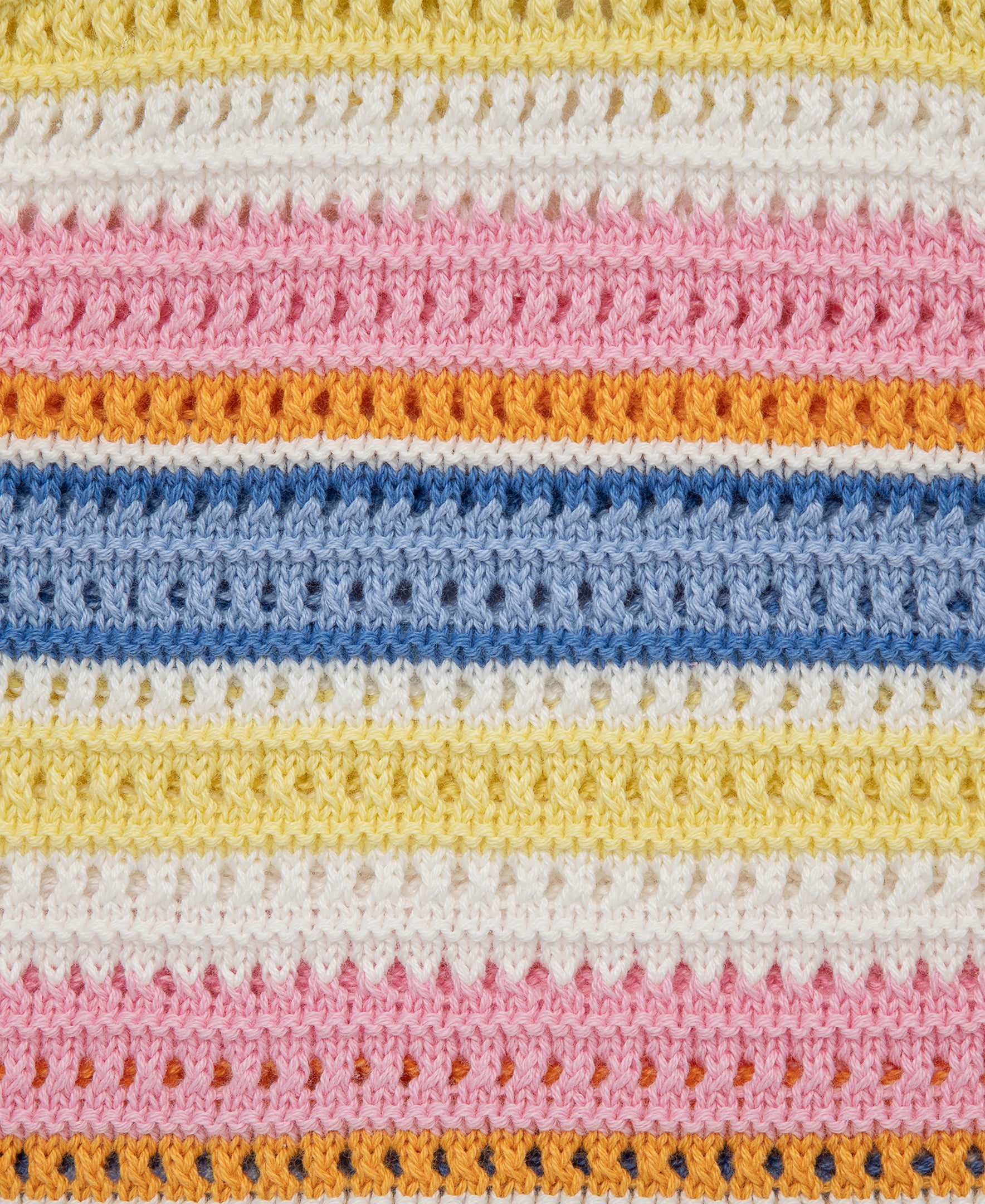 Fun Striped Pointelle Knit Bubble