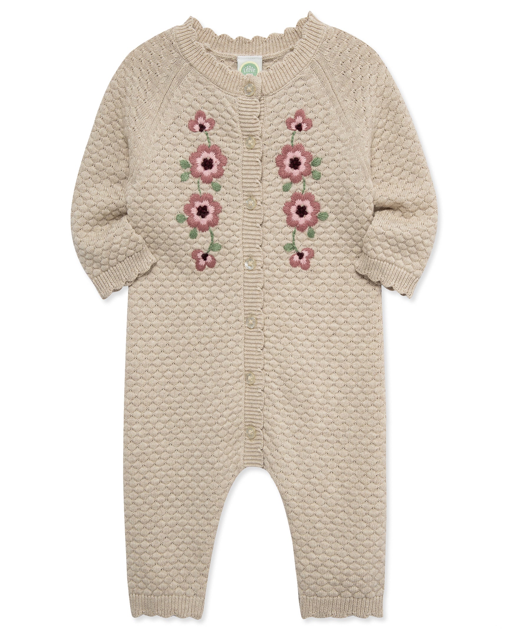 Garland Sweater Coverall (3M-9M) - Little Me