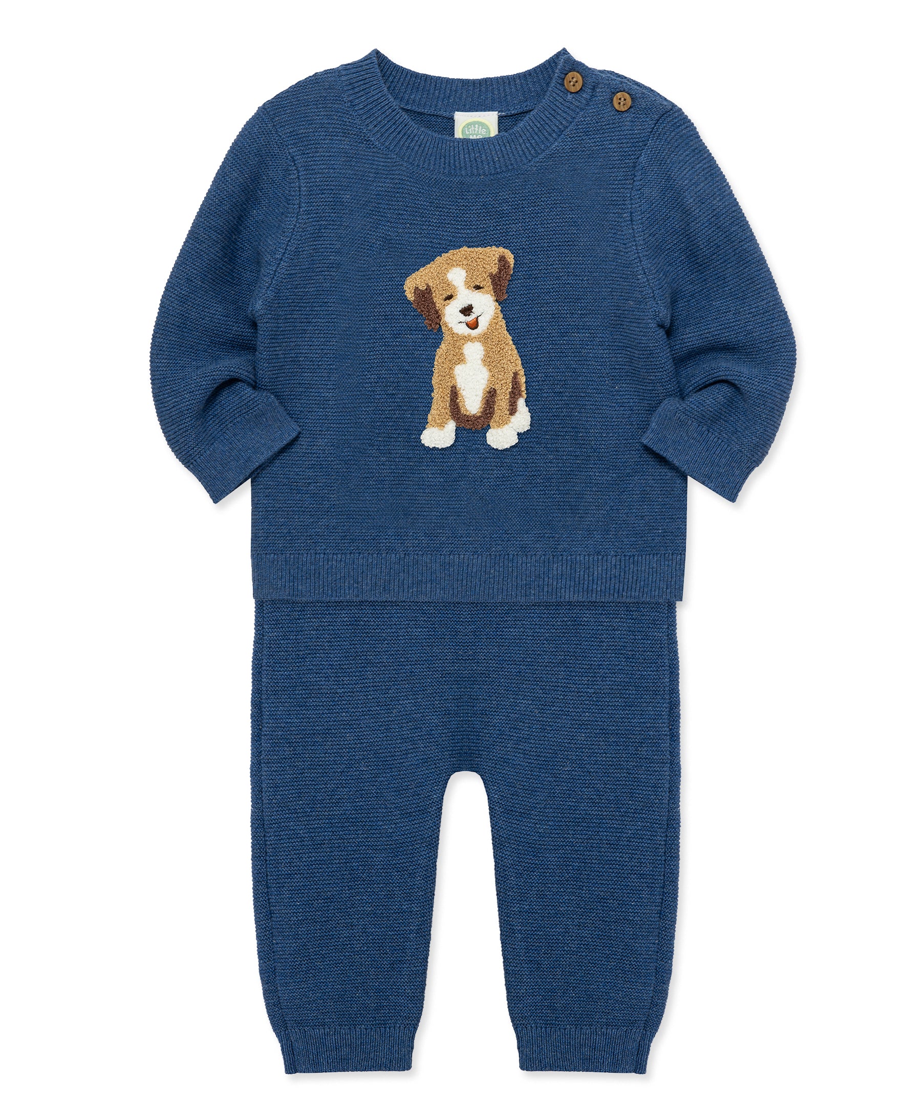 Puppy Sweater Set (3M-9M) - Little Me