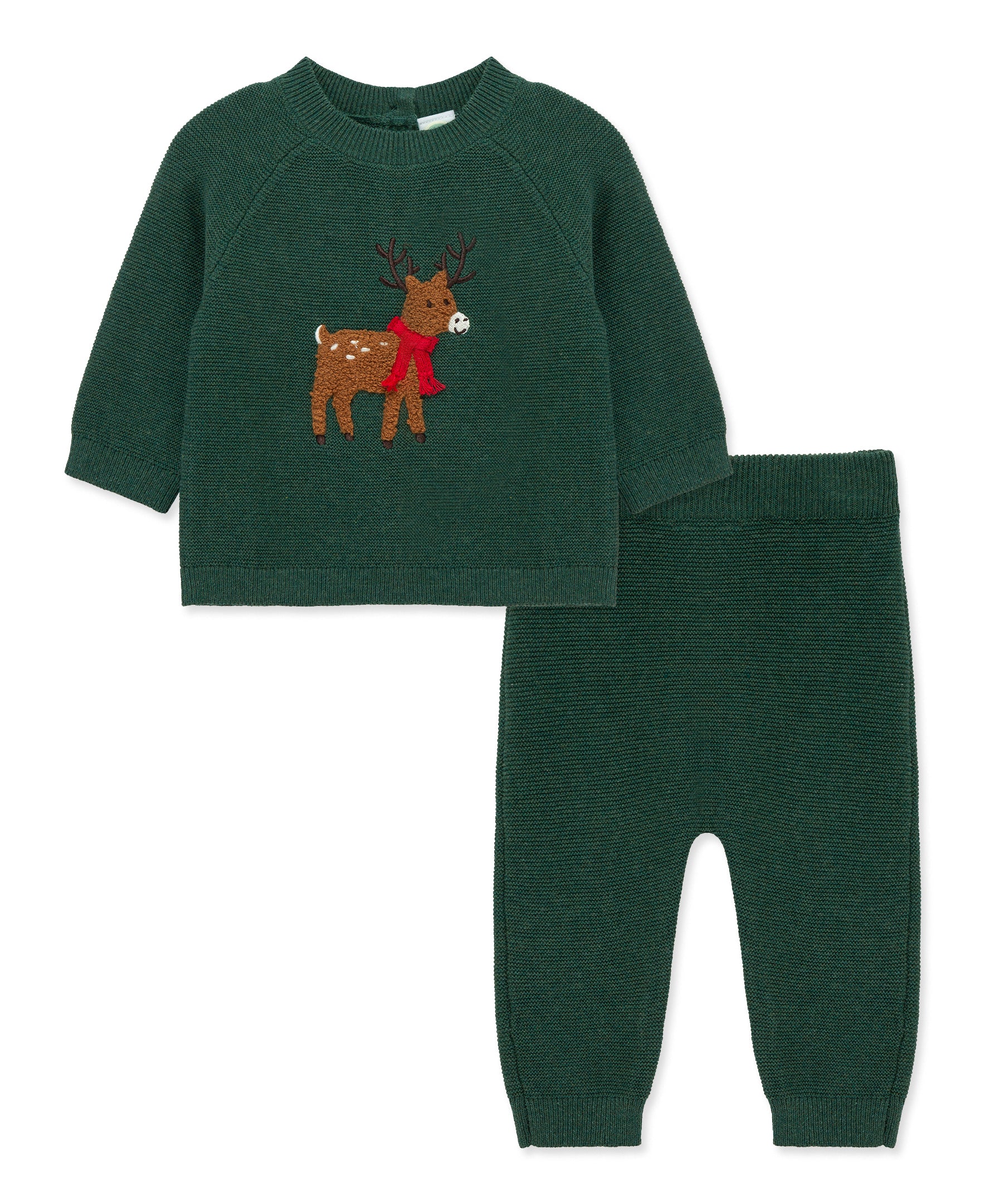 Deer Sweater Set (3M-9M) - Little Me