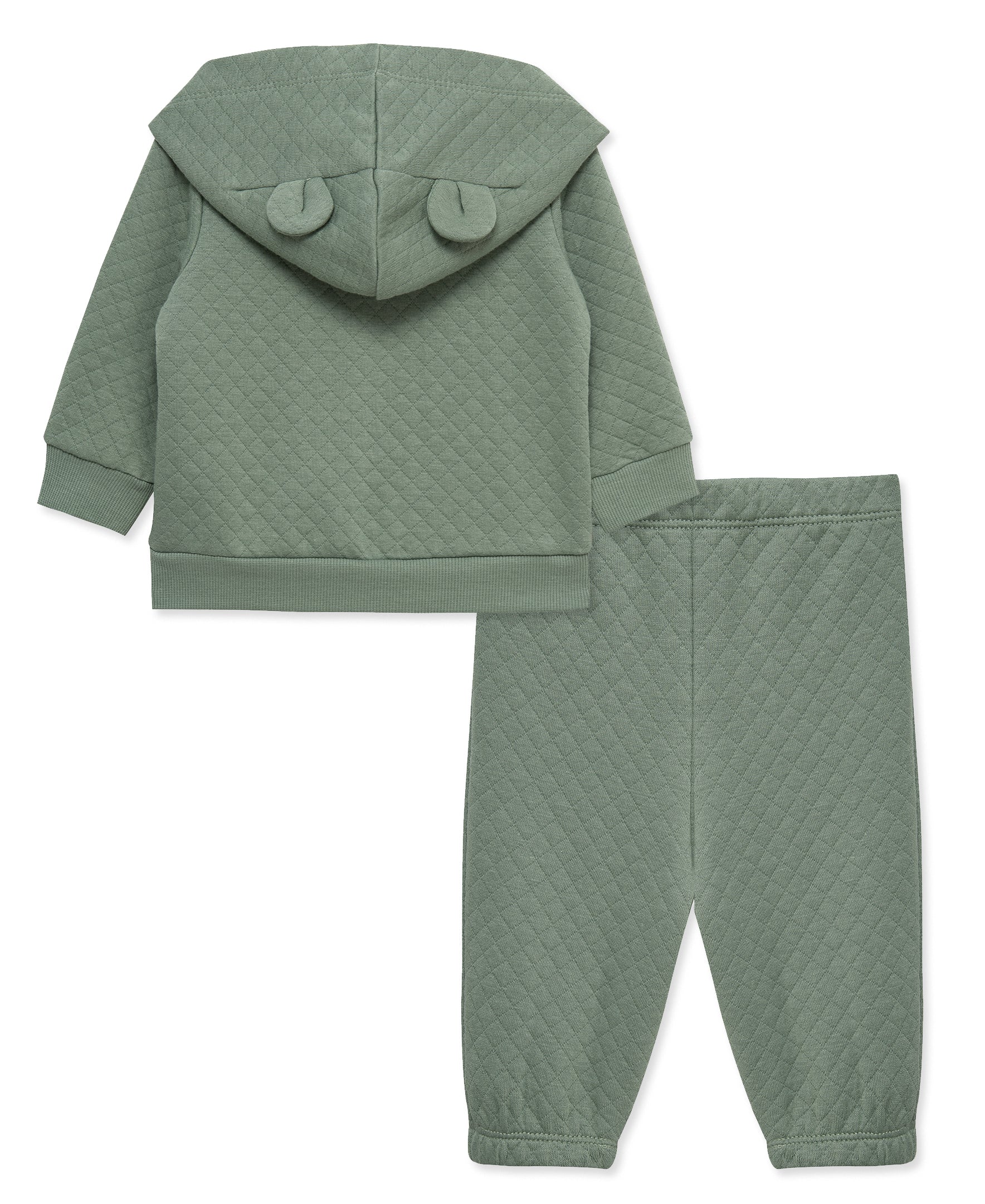 Green Quilted Jacket Set - Little Me