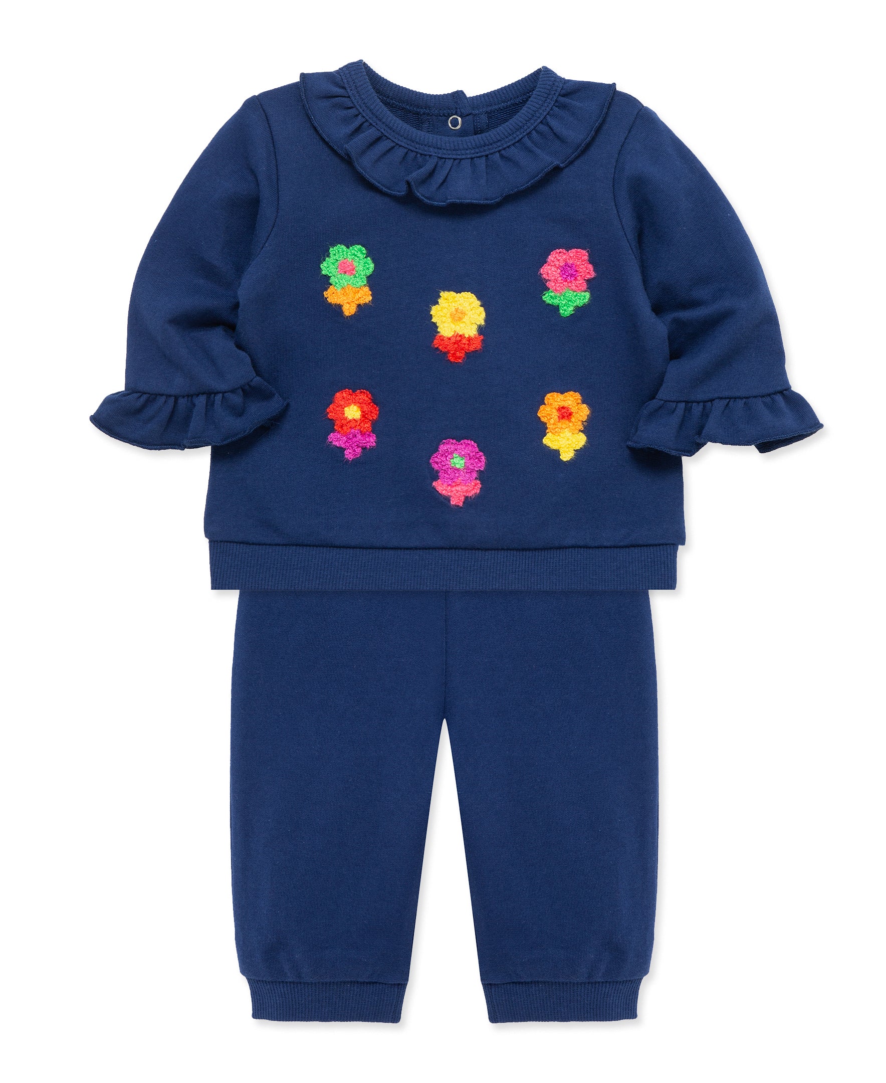 Pop Flowers Active Set (3M-12M) - Little Me