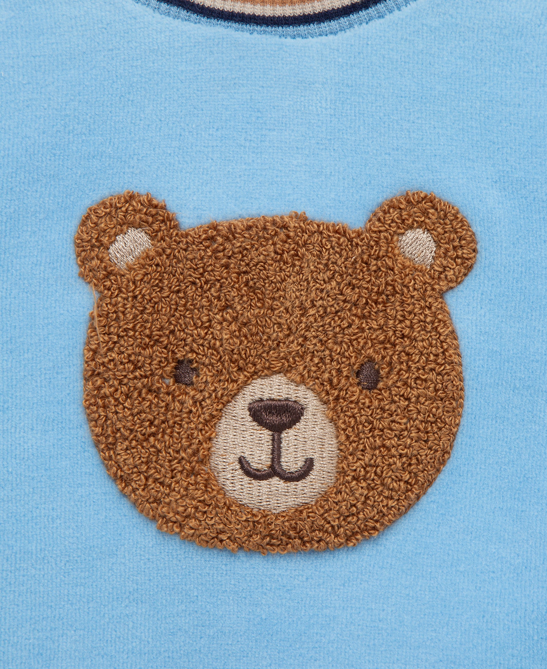 Fuzzy Bear Velour Jogger Set (3M-12M) - Little Me